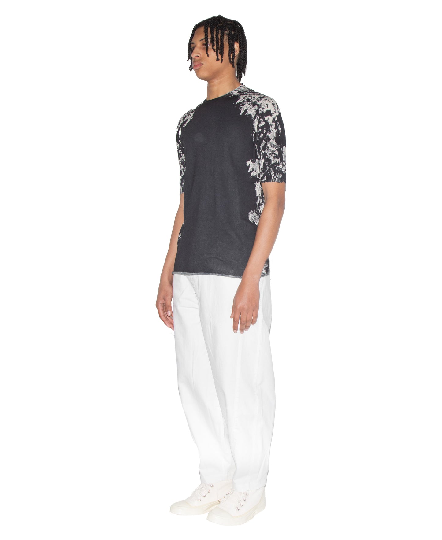 Knitted Cotton T-Shirt