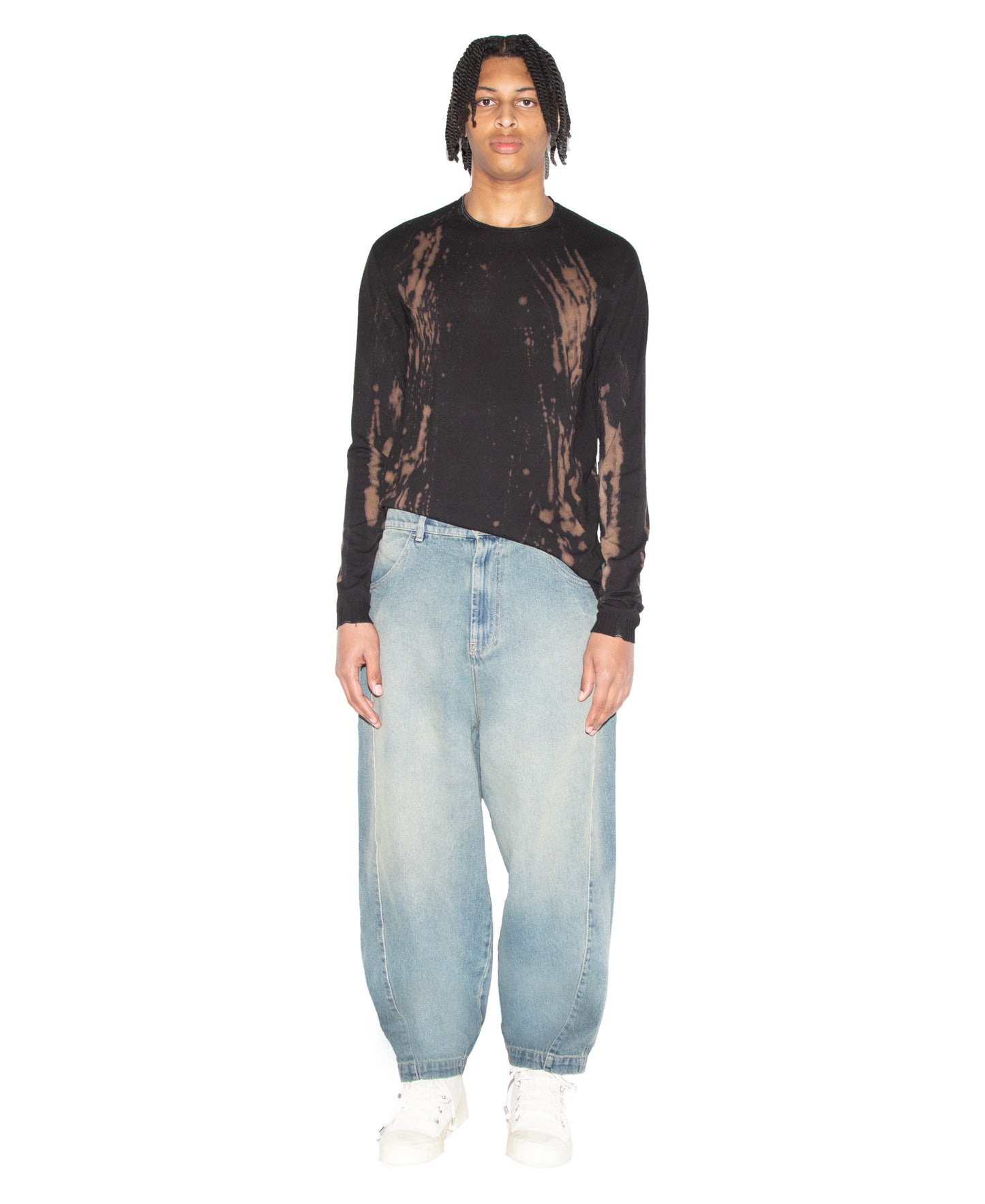 Lightweight Cotton Knit Sweater