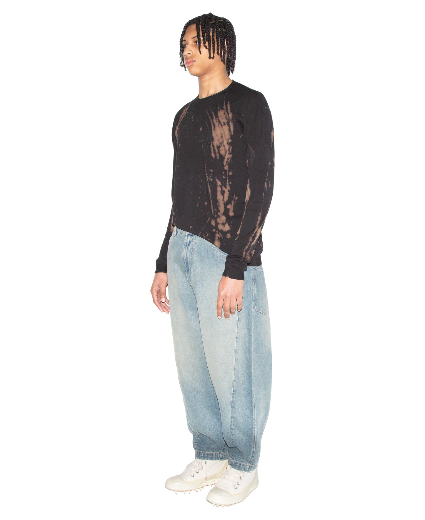 Lightweight Cotton Knit Sweater