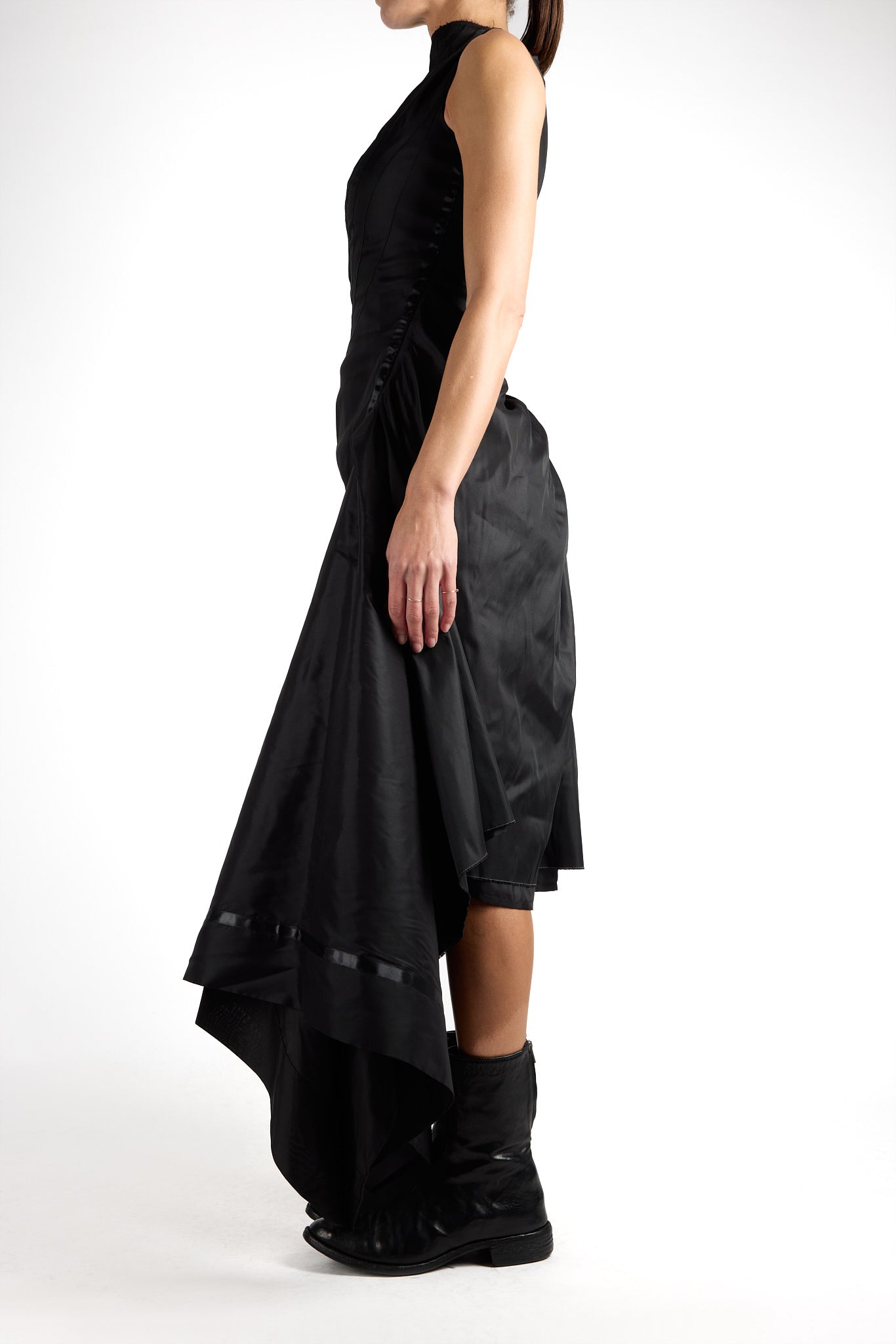 Taffeta Pleats Dress