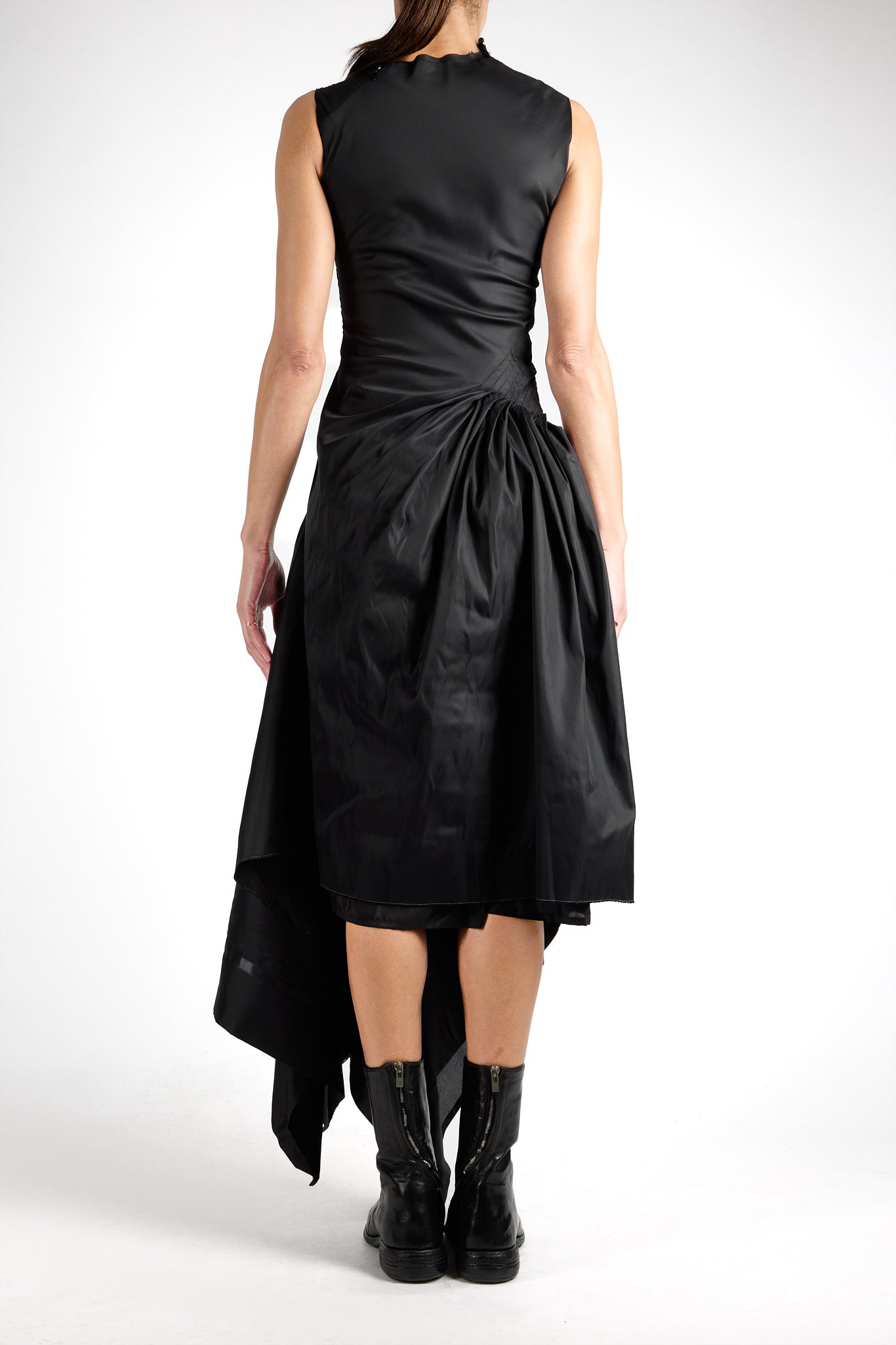 Taffeta Pleats Dress