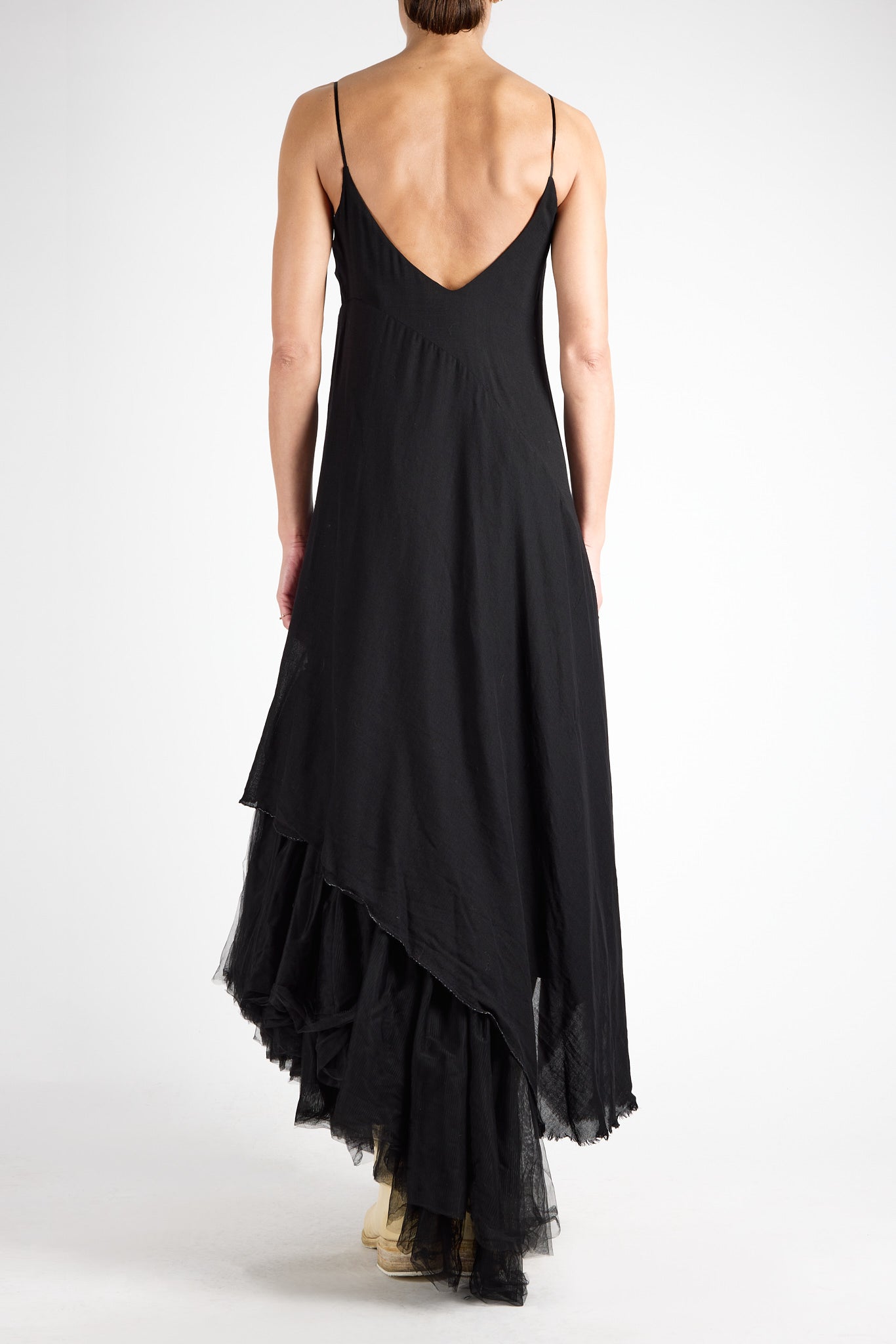 Tulle Panel Combi Dress