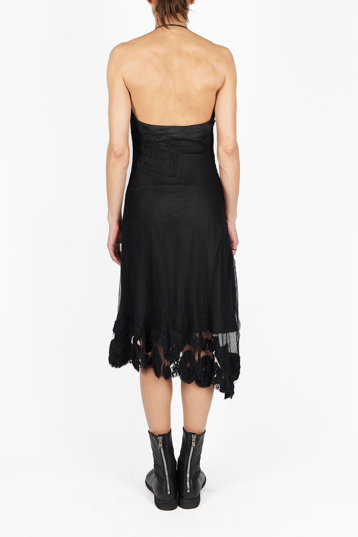 Tulle Backless Dress