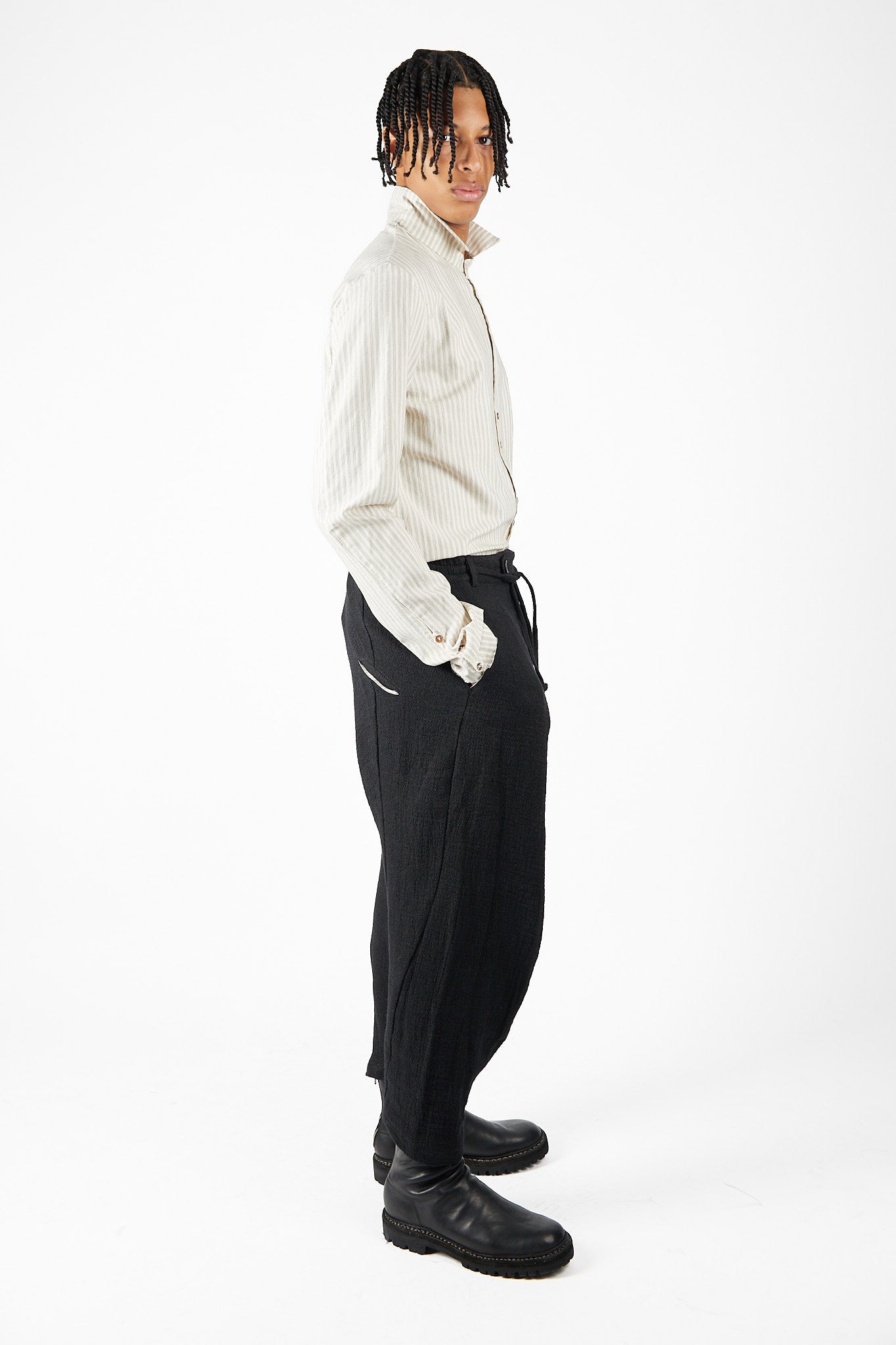 Drawstring Tailored Pants