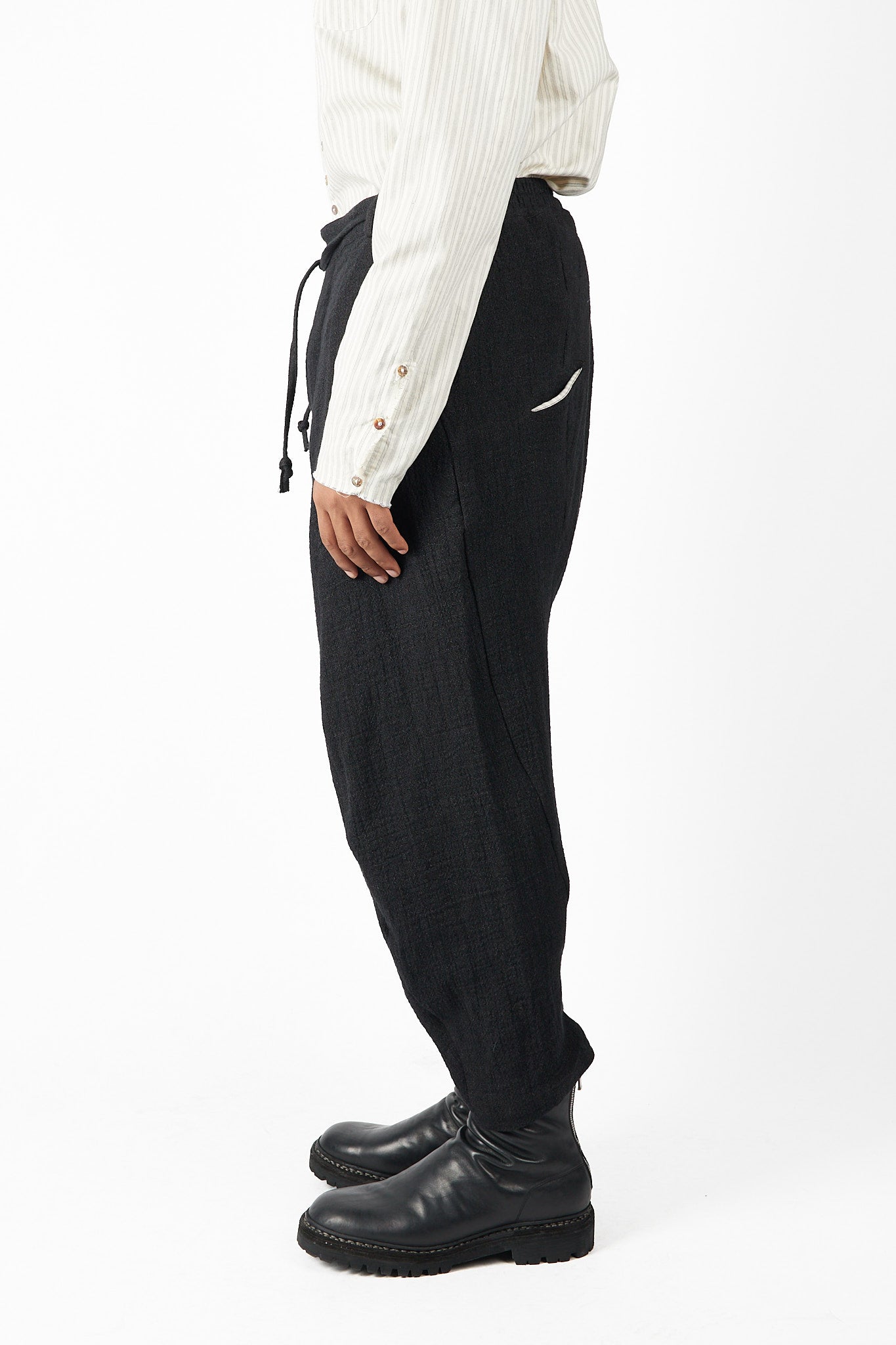 Drawstring Tailored Pants