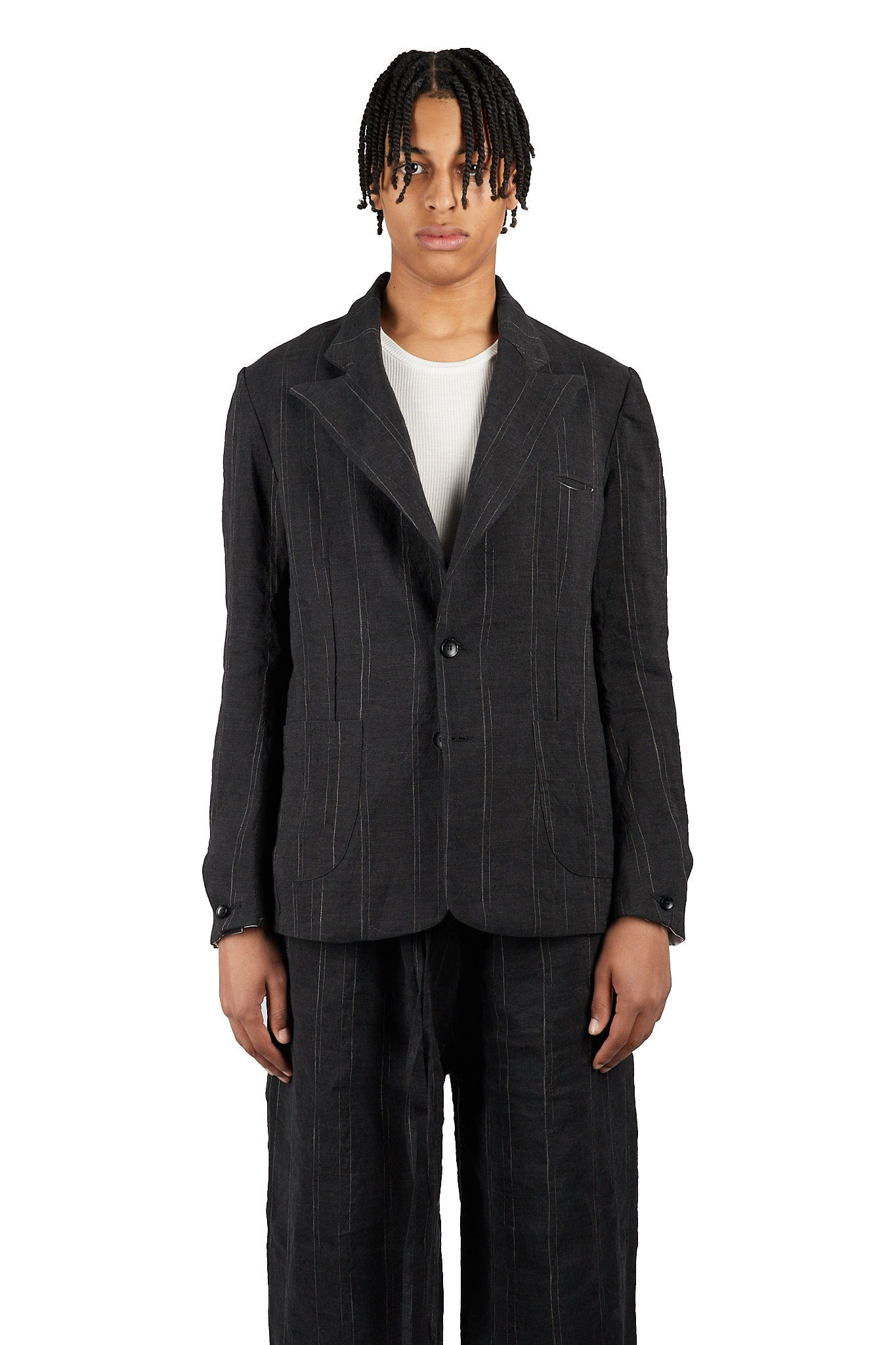 Wide Peak Lapel Jacket