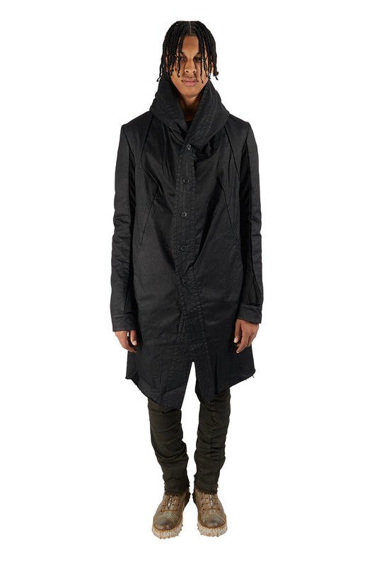 Waxed Button Parka