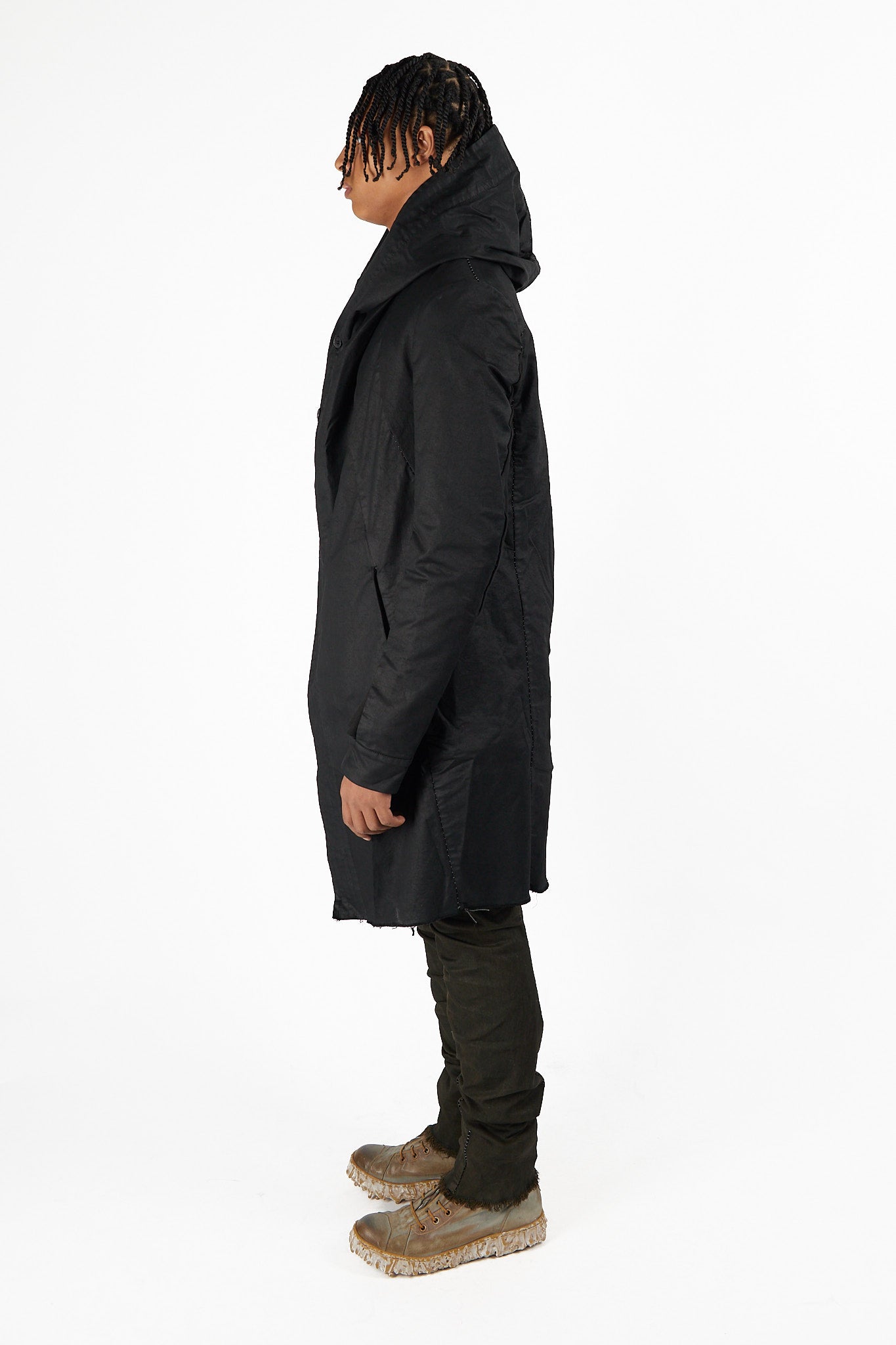 Waxed Button Parka