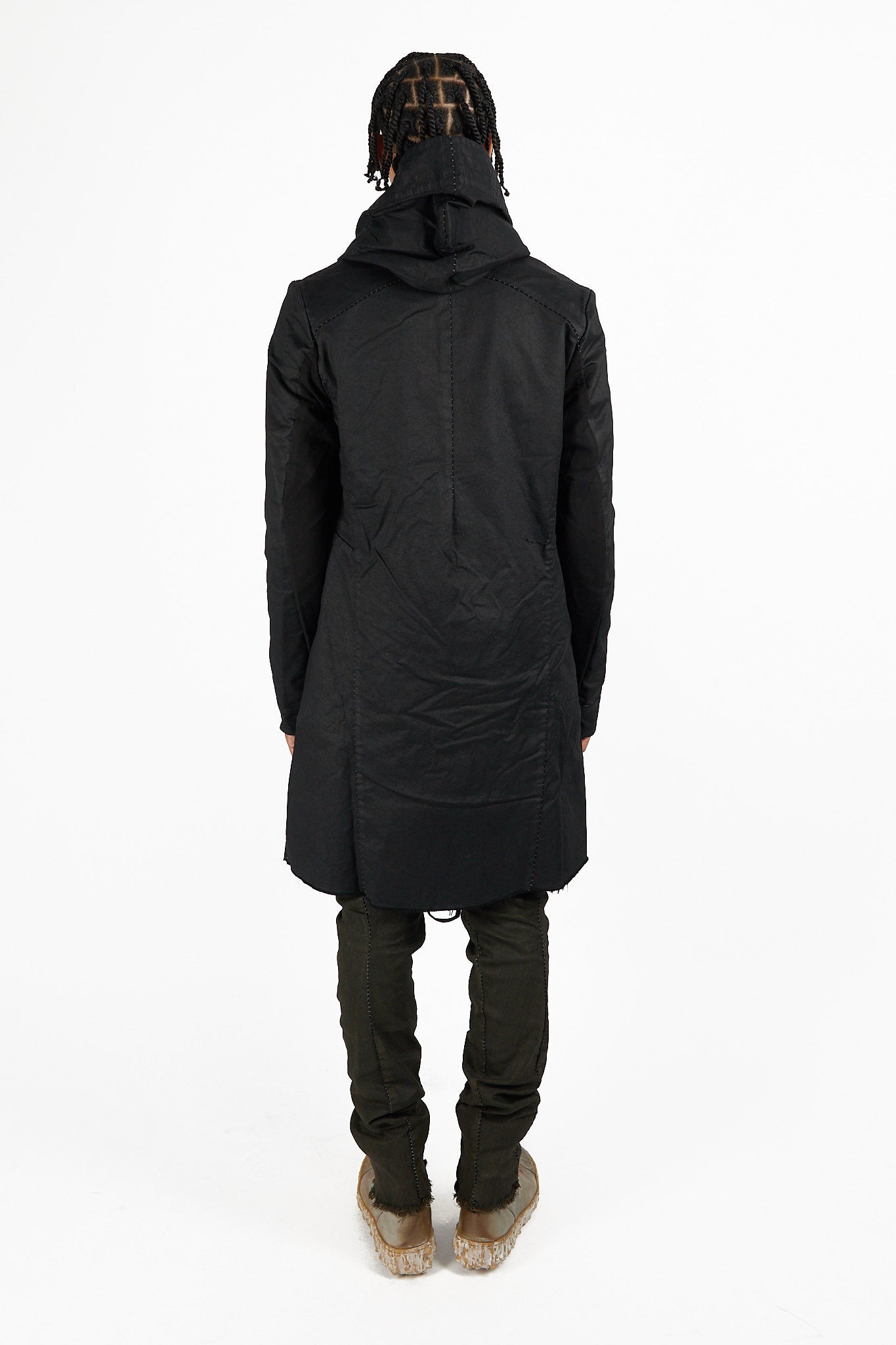 Waxed Button Parka