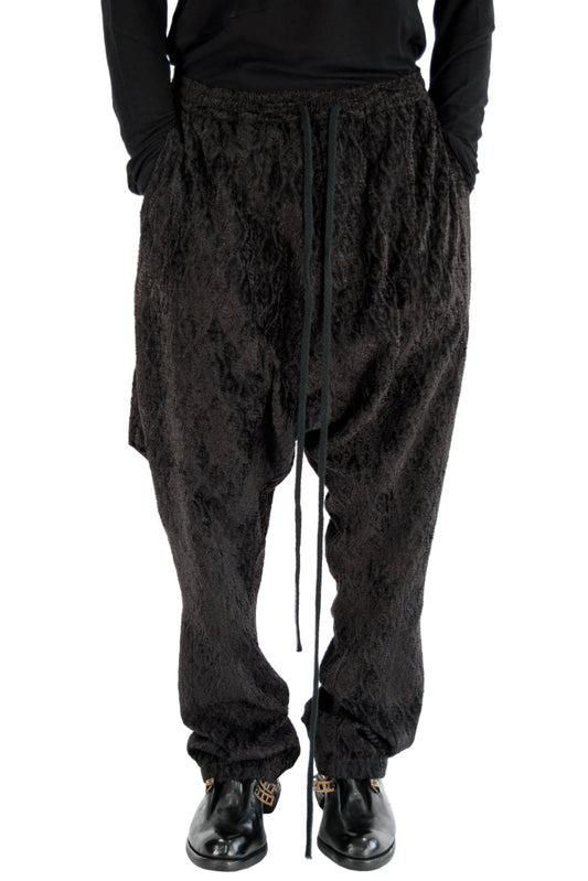 Jacquard Drape Trousers
