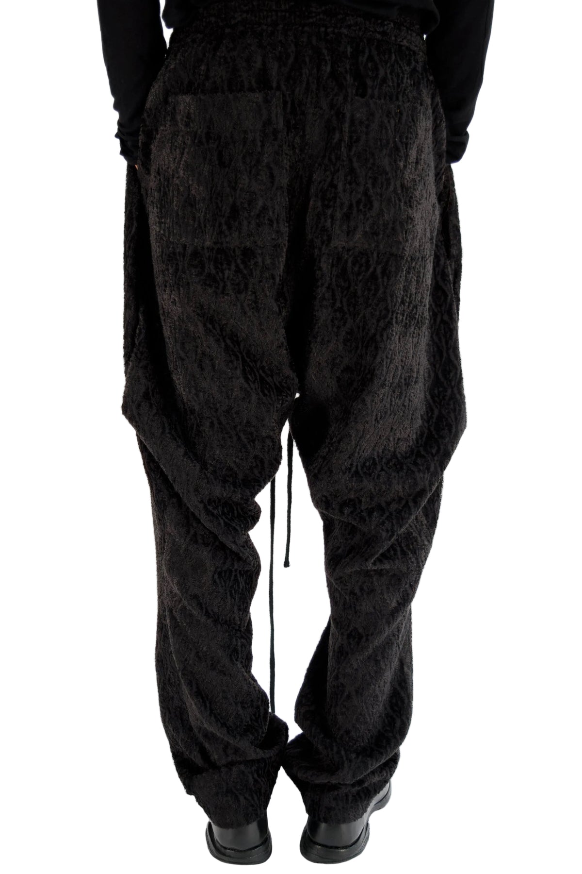 Jacquard Drape Trousers