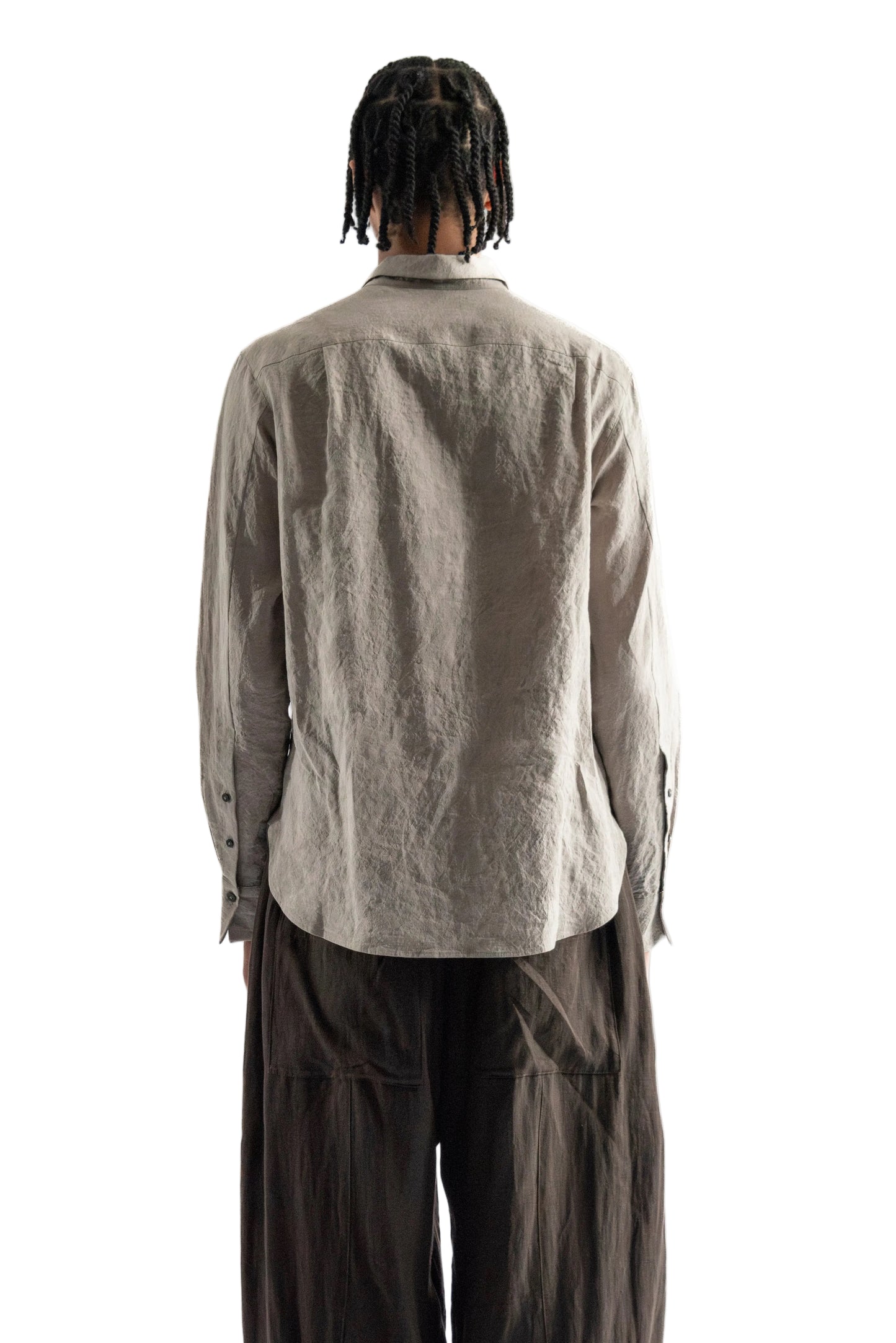 Tiny Spread Collar Pocket Shirt