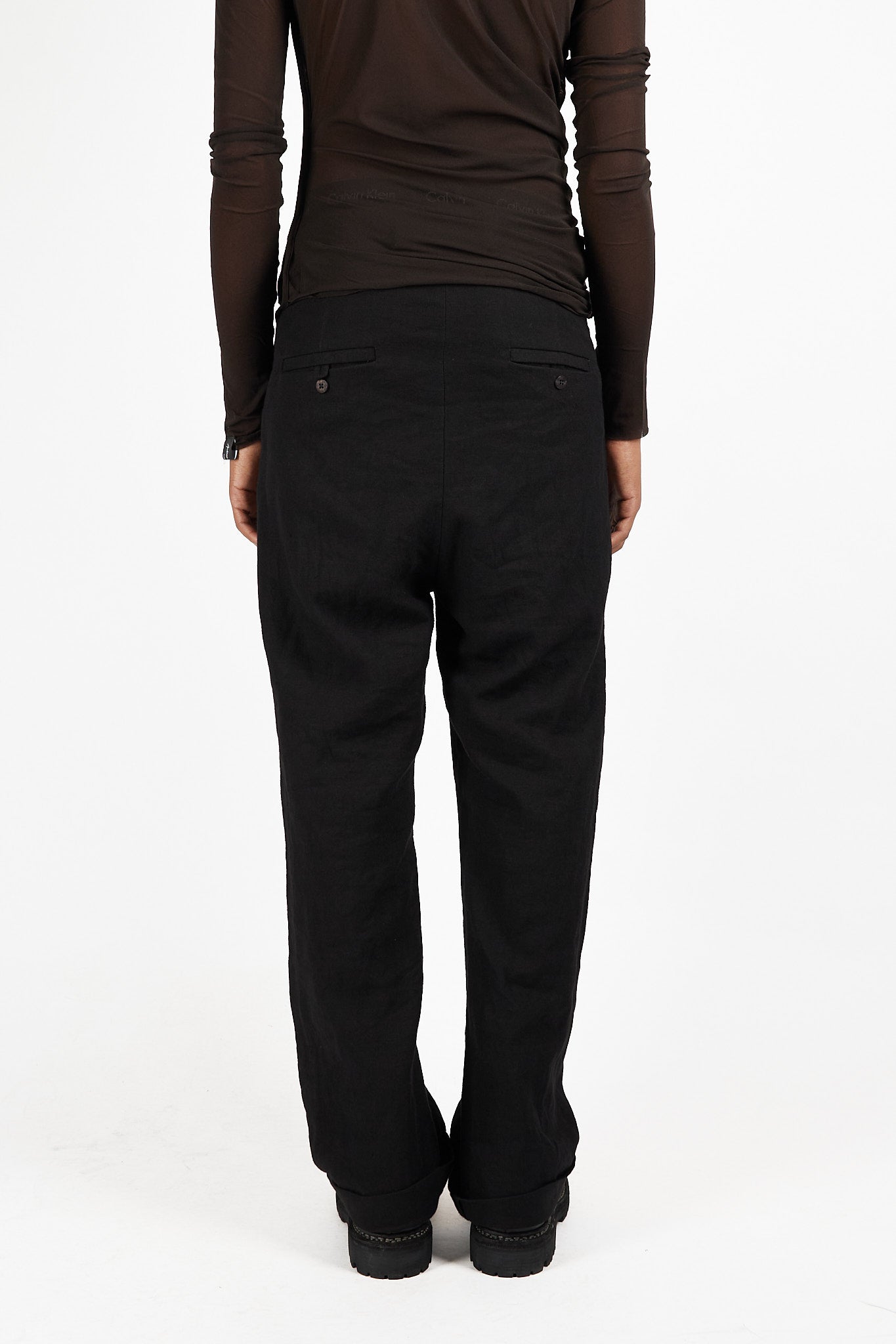 Button Fly Large Fit Pant