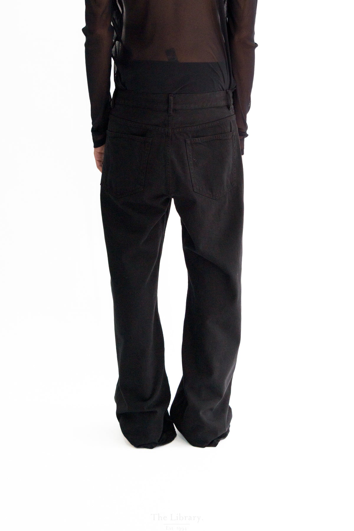Modest 5-Pocket Relaxed Flared Trousers