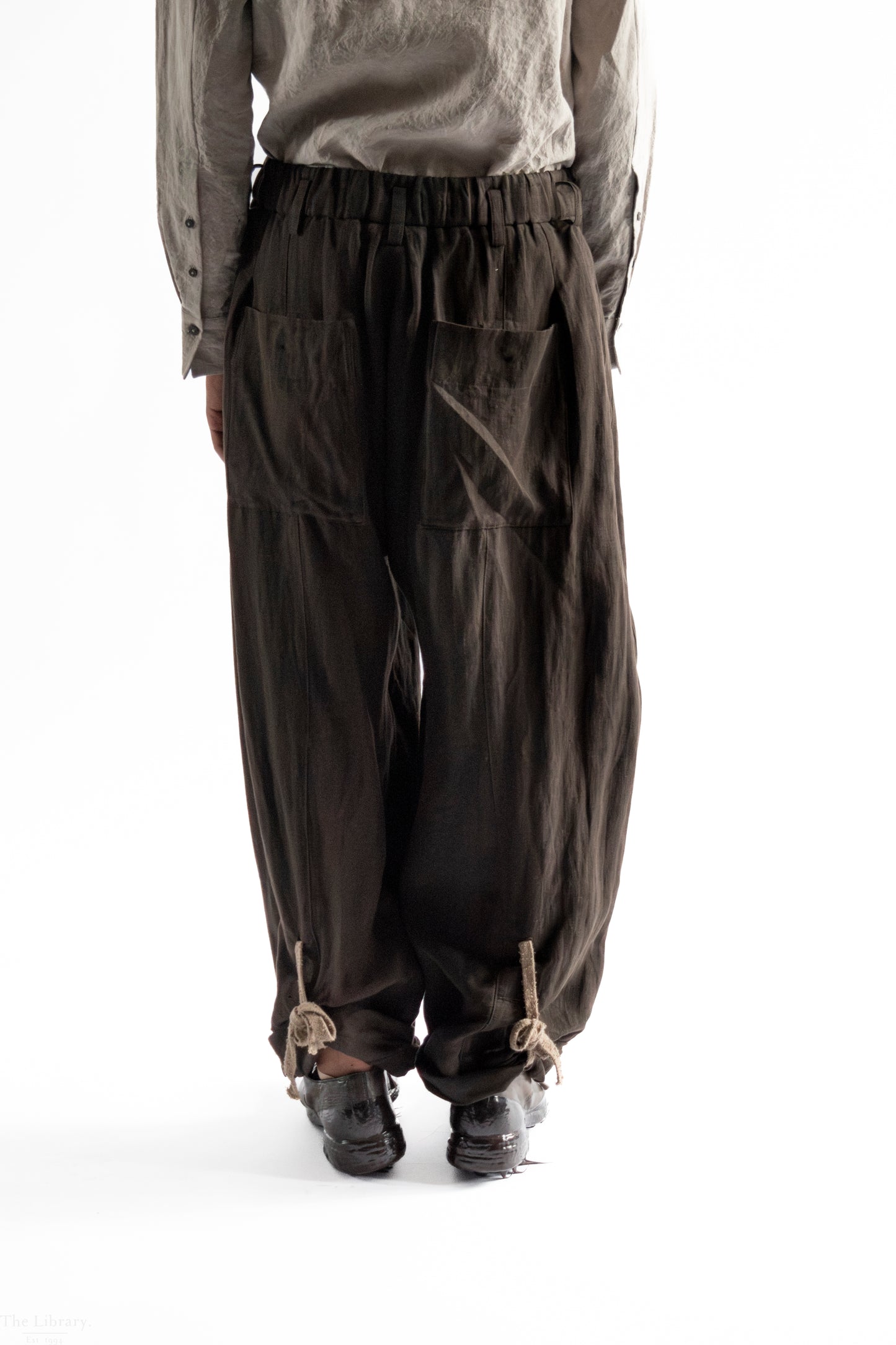 Rolled-Up Wide Leg Trousers