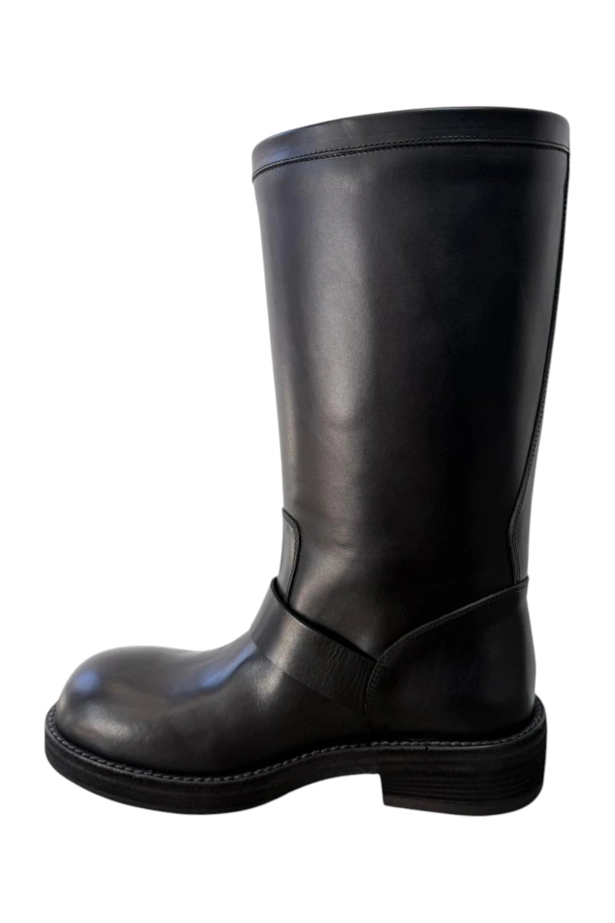 Sarith Engineer Biker Boots with Buckles