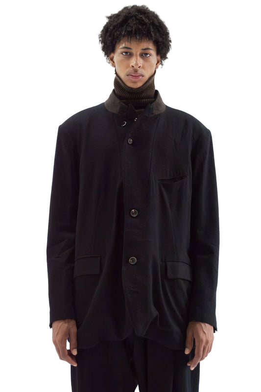 Classic Stand Collar Blazer