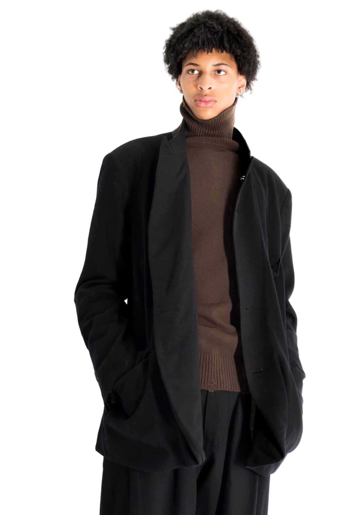 Classic Stand Collar Blazer