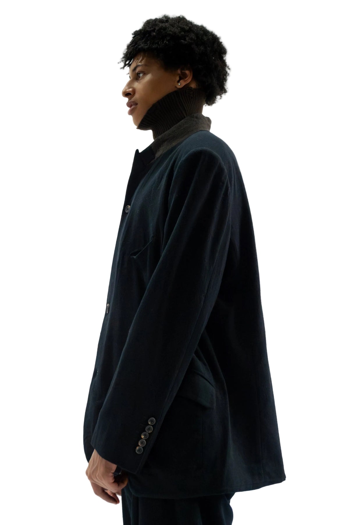 Classic Stand Collar Blazer