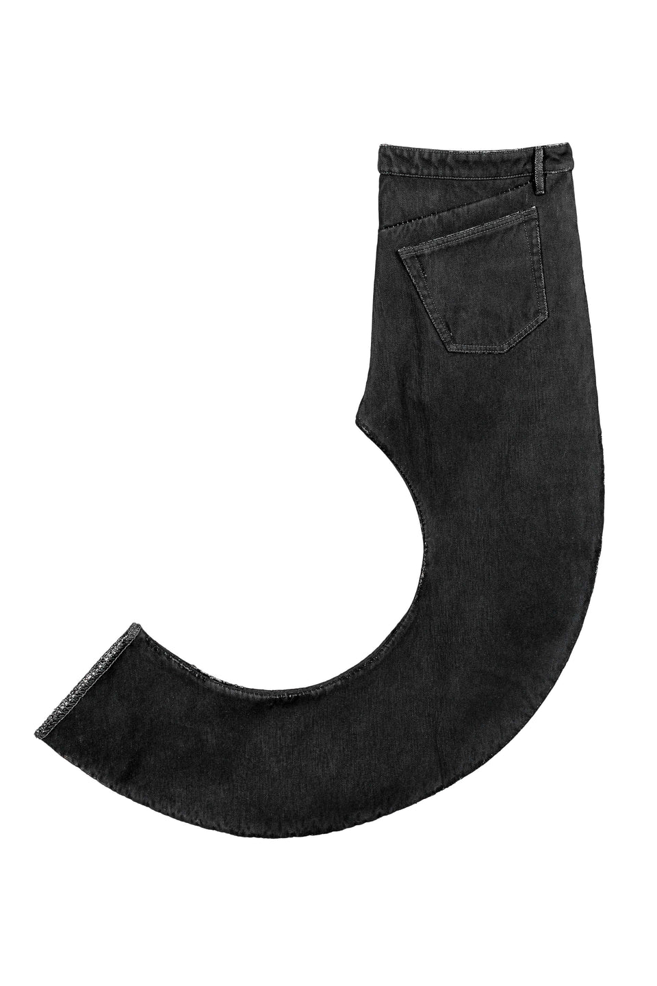 Flat Half-Circle 4 Pocket Jeans