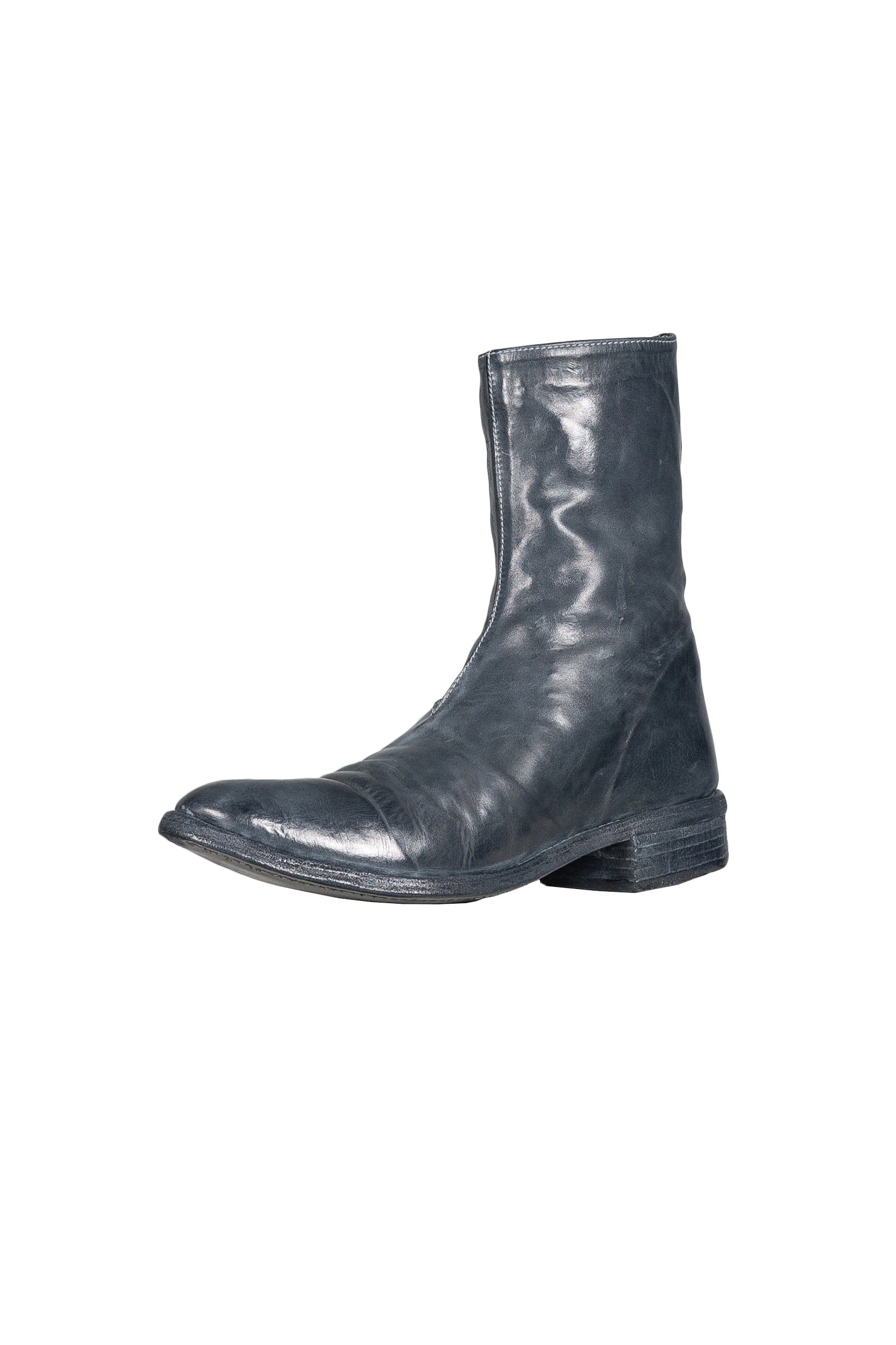 Object Dyed Lined Diagonal Zip Goodyear Boot – The Library 1994