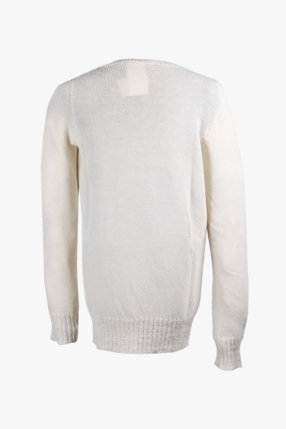 Reversible Crew Neck Knit Sweater