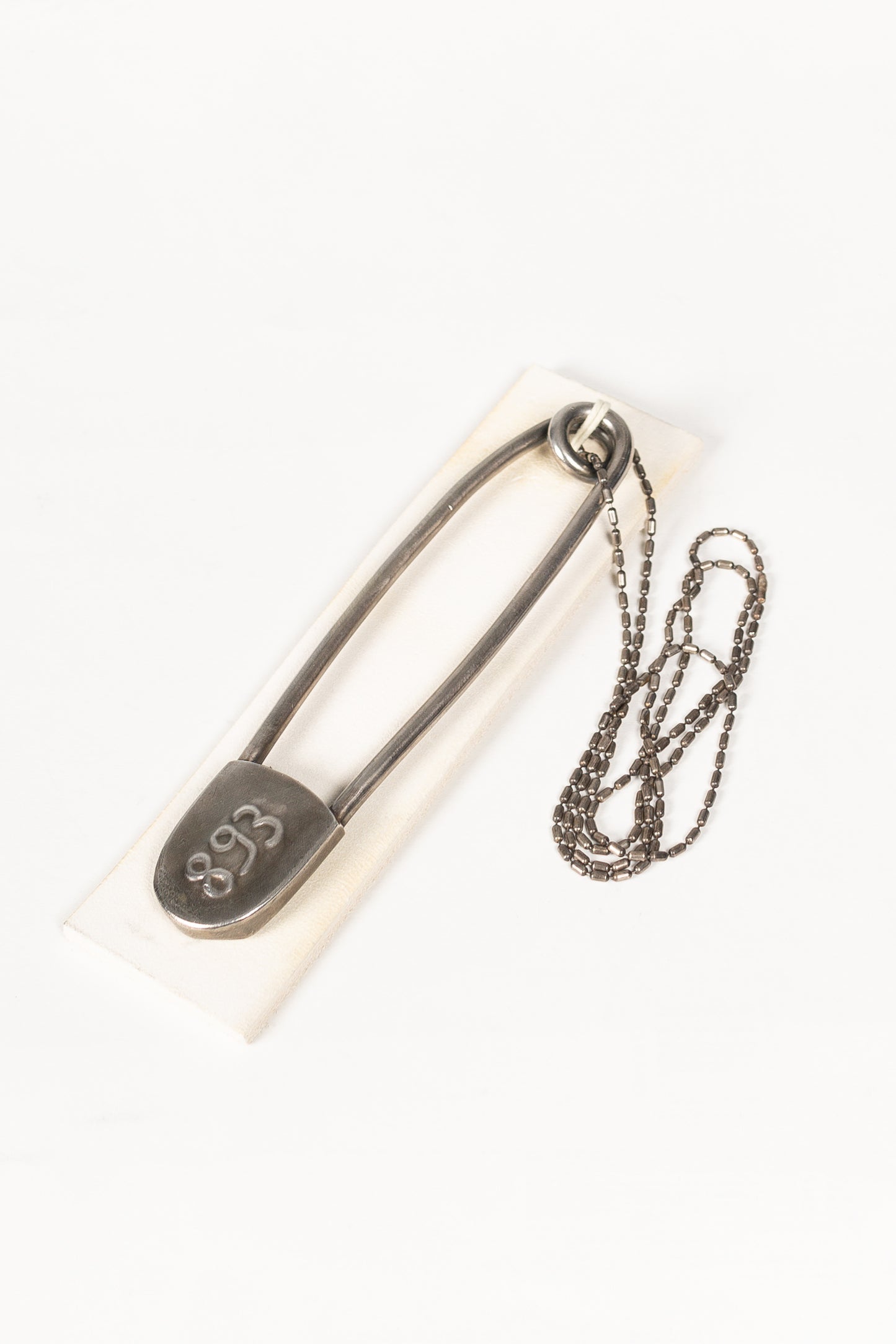 Silver Identity Pin Chain