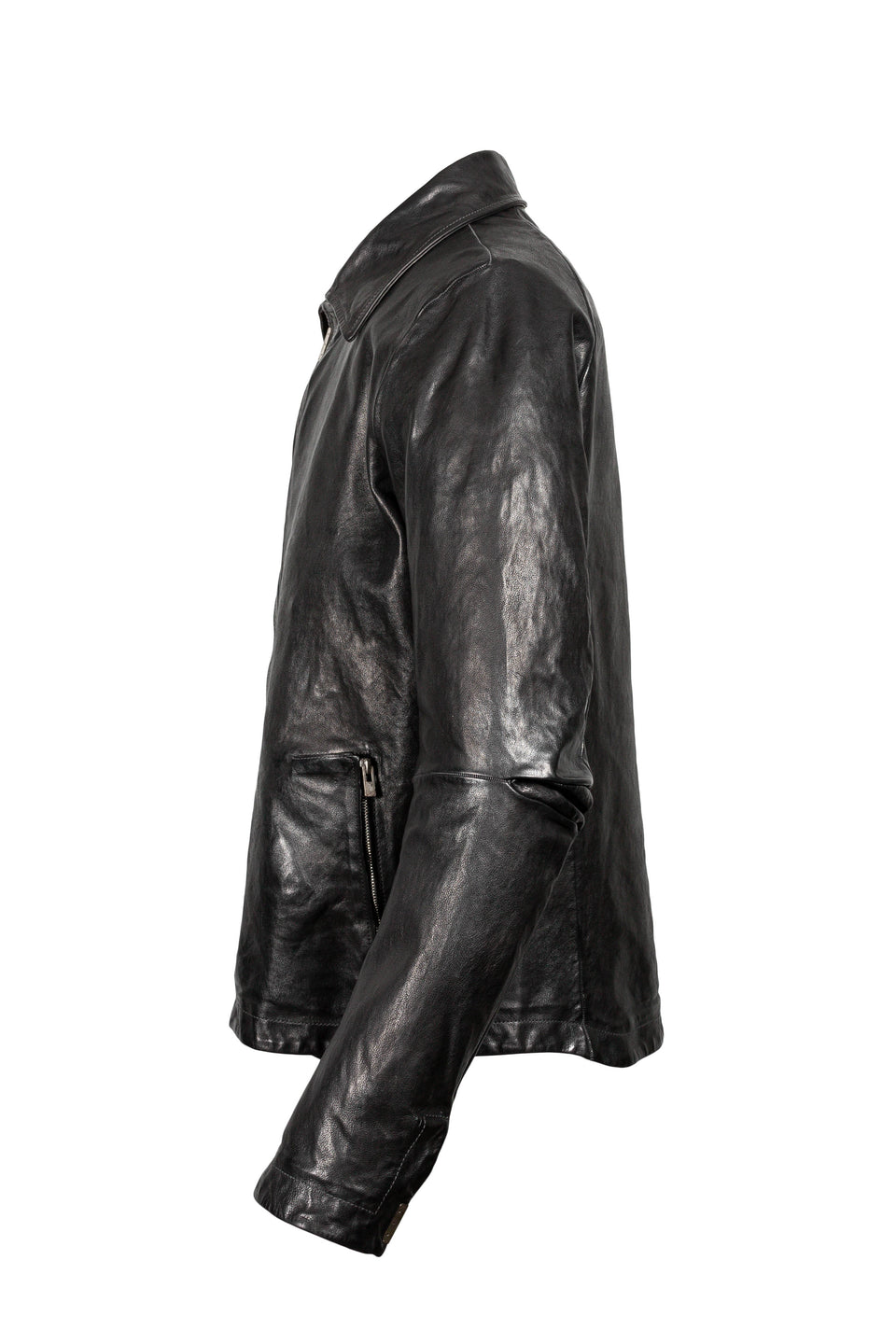 Object Dyed Lined Scarstitched Leather Jacket – The Library 1994