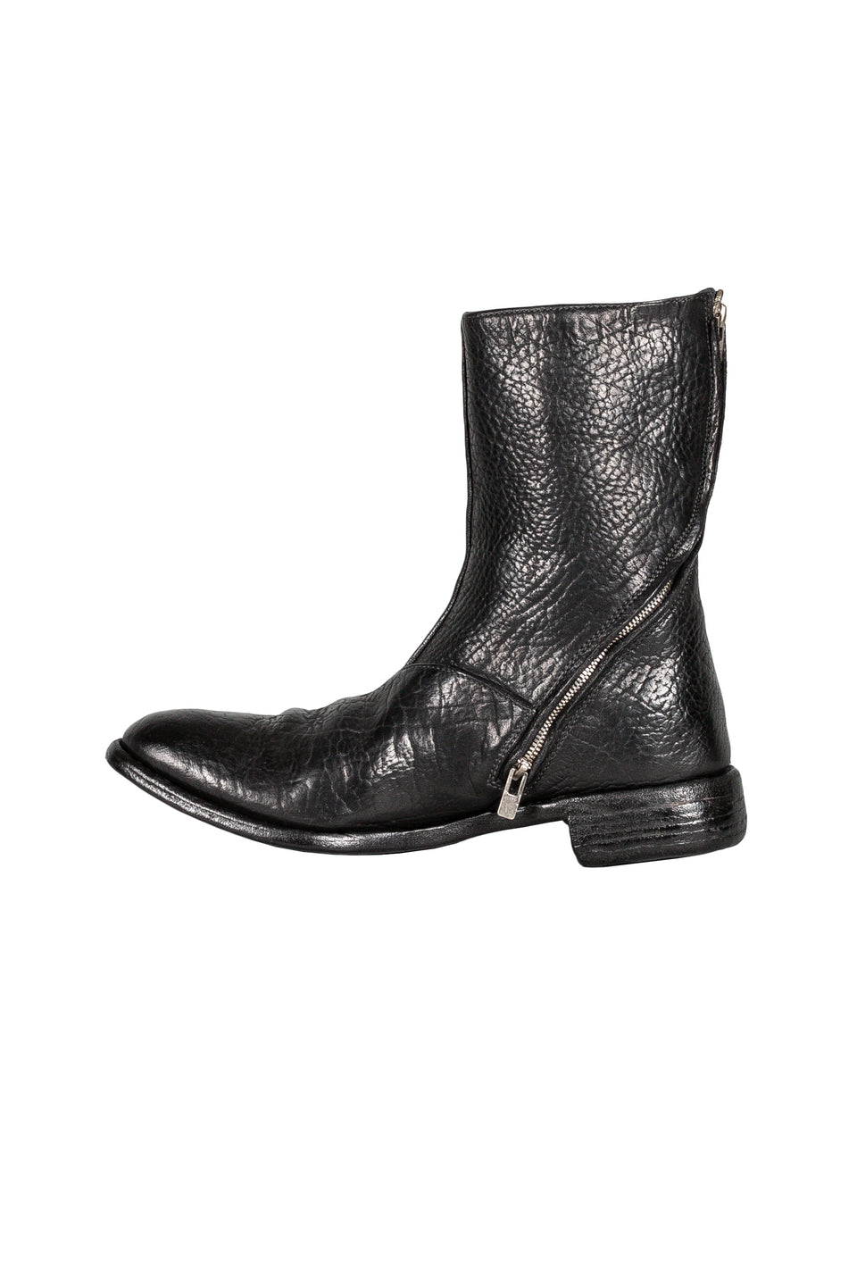 Object Dyed Lined Diagonal Zip Goodyear Boot