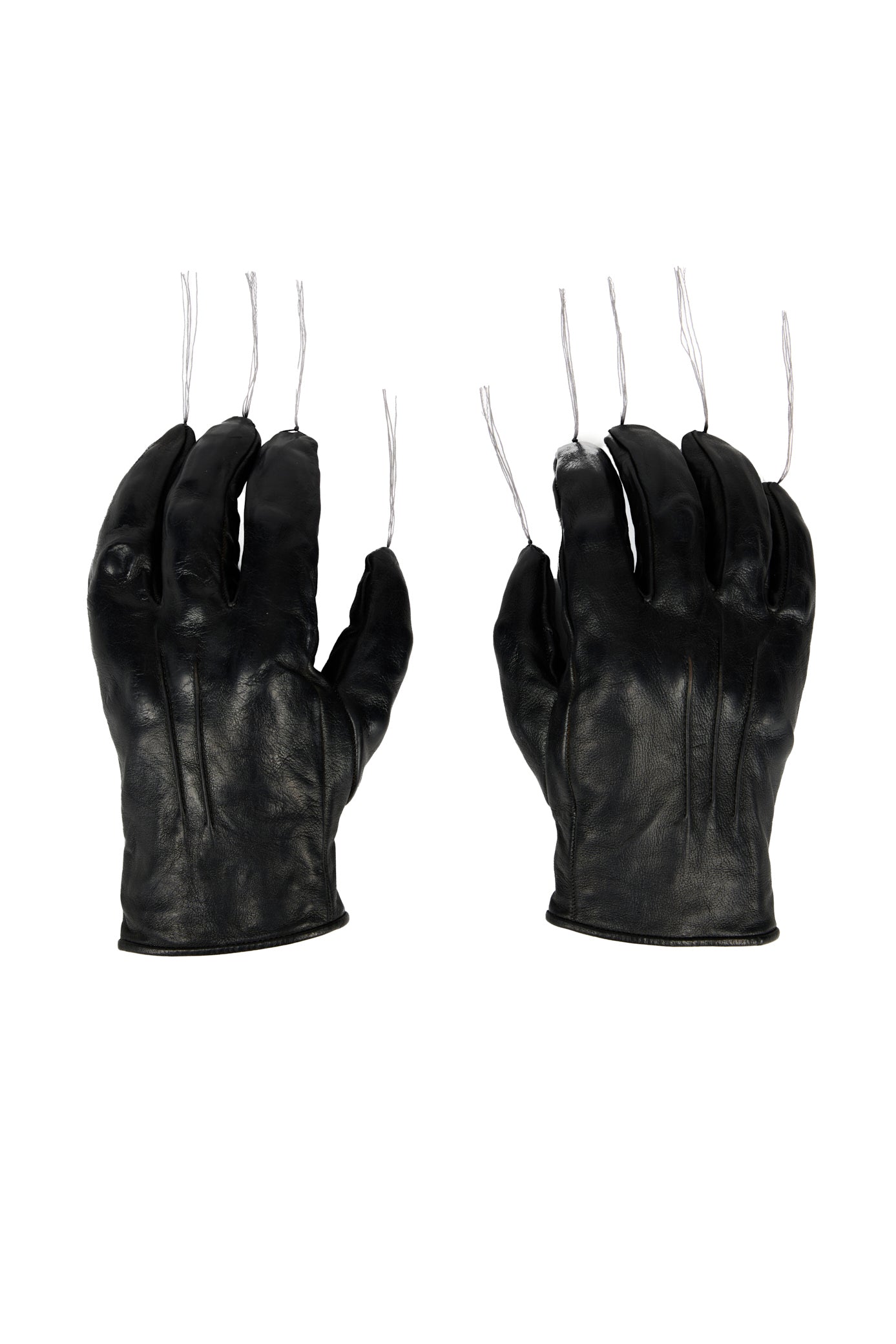 Object Dyed Disparate Leather Glove