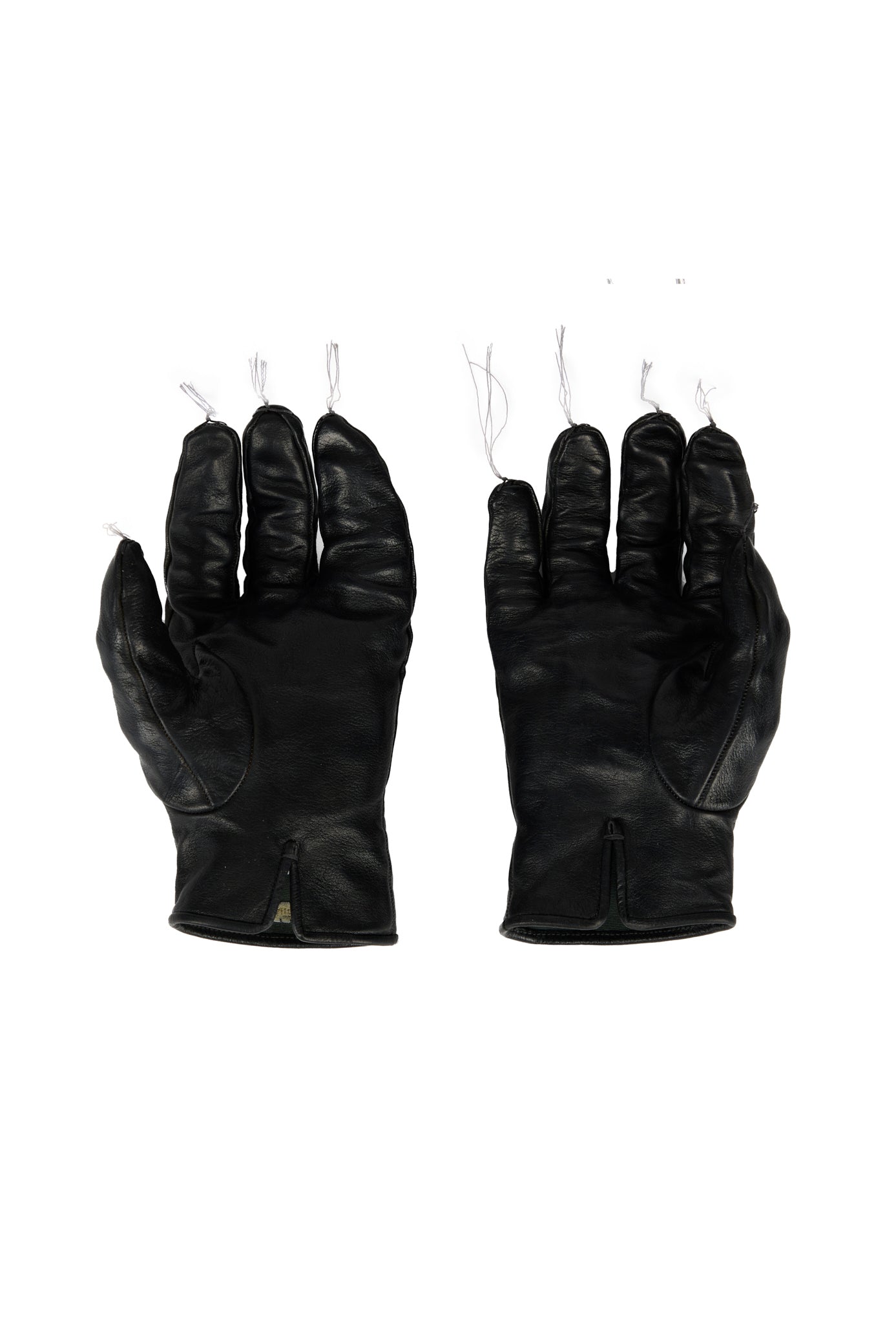 Object Dyed Disparate Leather Glove