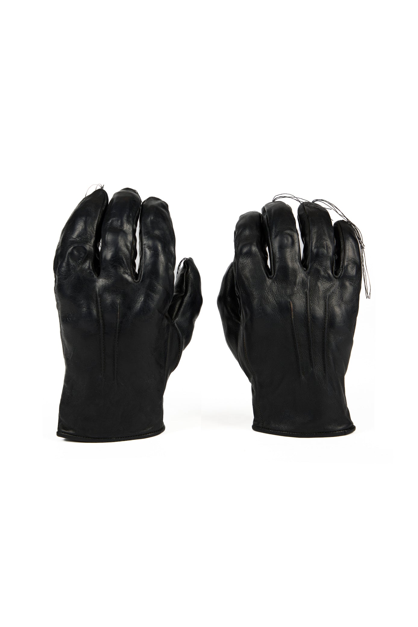 Object Dyed Disparate Leather Glove