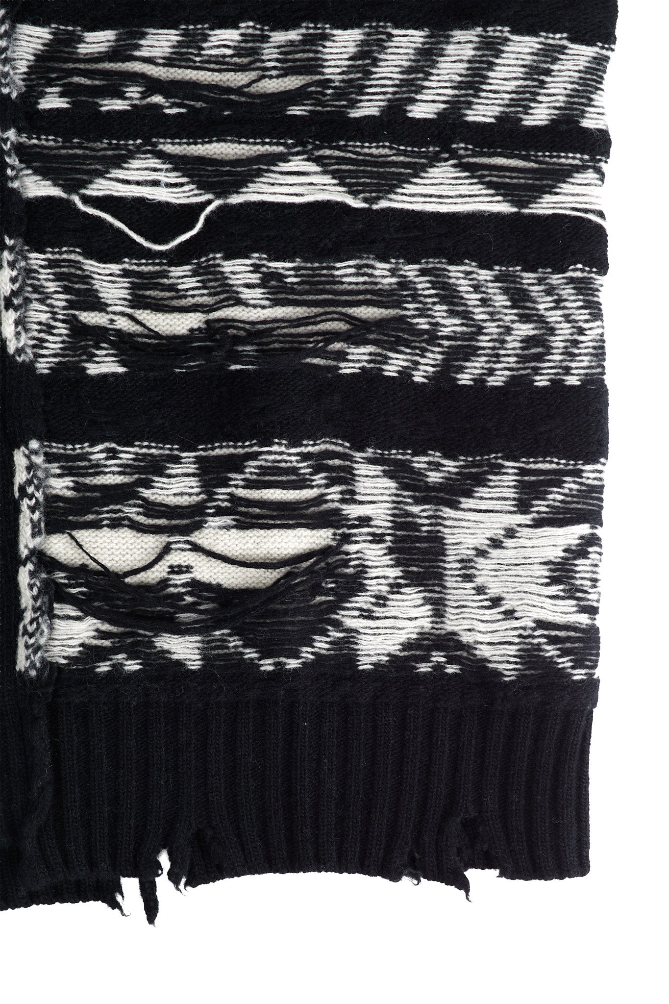 Jacquard Crew Neck Sweater