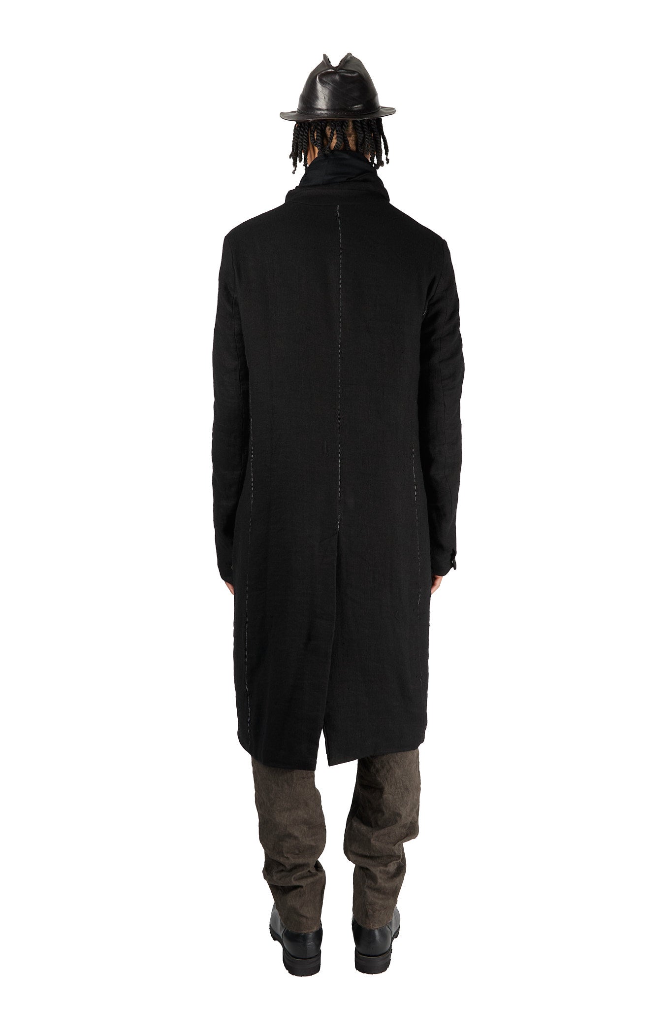 Contrast Seam Coat