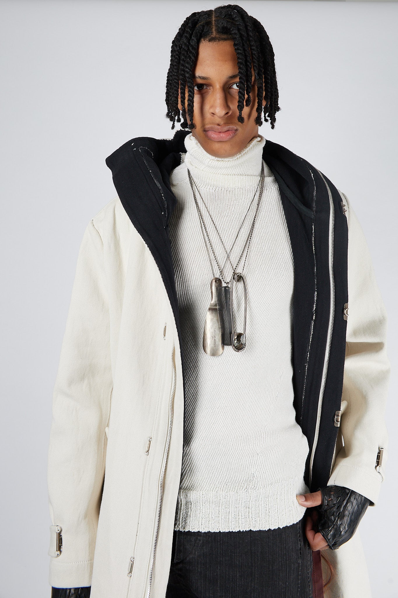 Reversible Turtle Neck Knit Sweater – The Library 1994