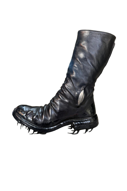 Object Dyed One Piece Drip Rubber Prosthetic Boot