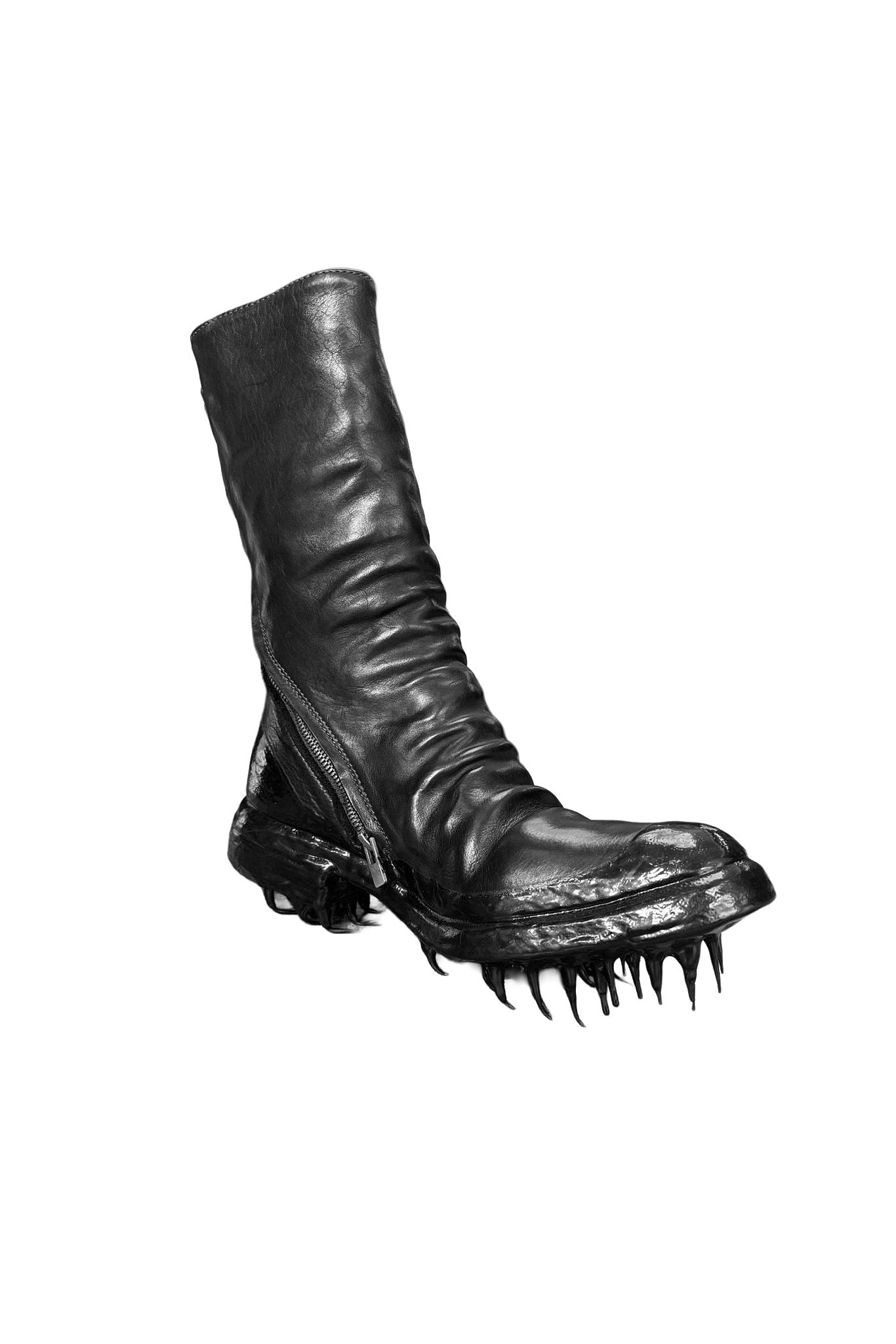 Object Dyed One Piece Drip Rubber Prosthetic Boot