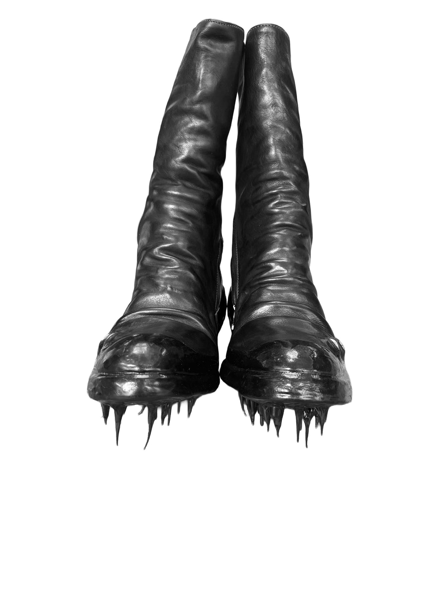 Object Dyed One Piece Drip Rubber Prosthetic Boot