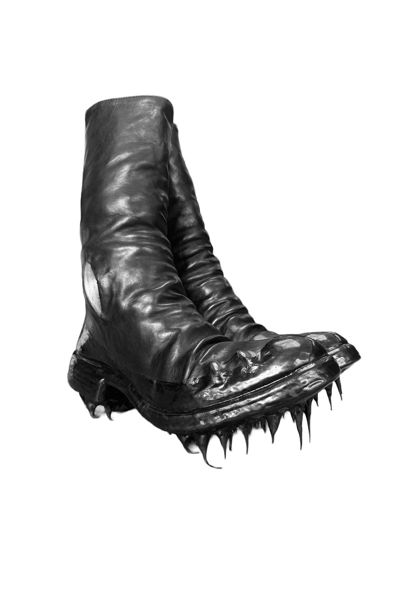Object Dyed One Piece Drip Rubber Prosthetic Boot