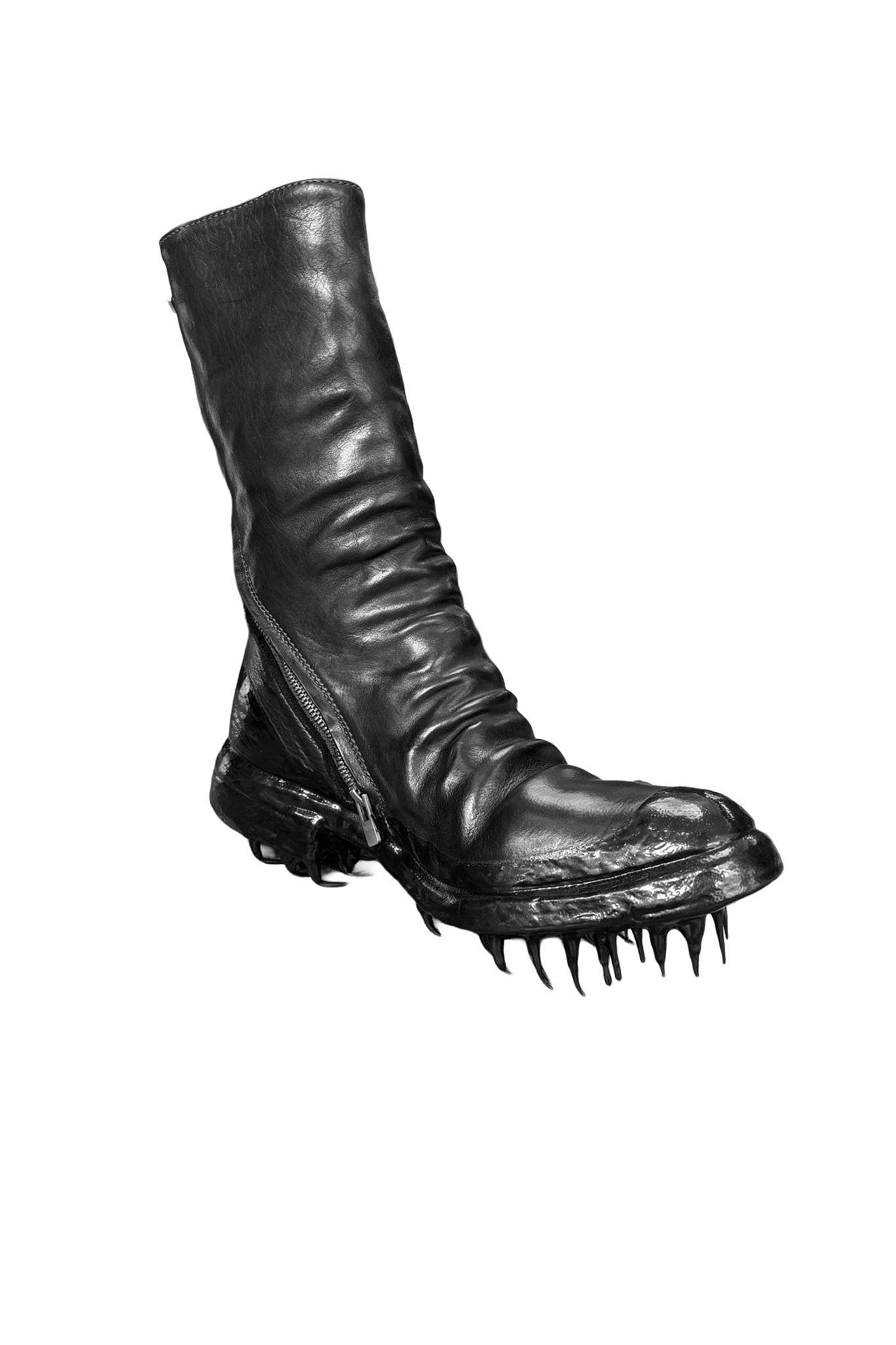 Object Dyed One Piece Drip Rubber Prosthetic Boot