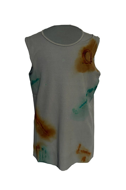 Object Dyed Reverse Stained Slant Tank