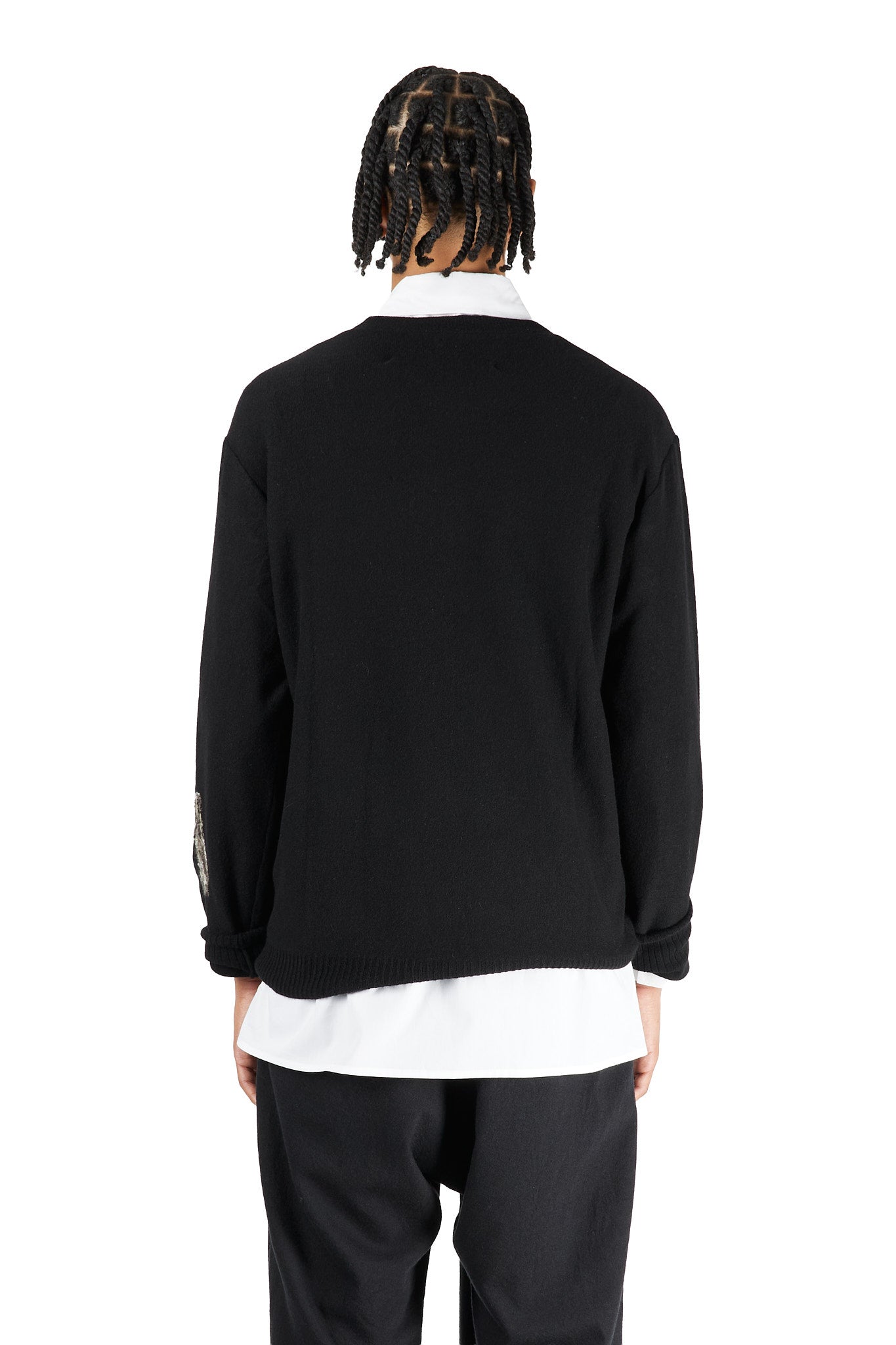 Small Statue Intarsia Sweater