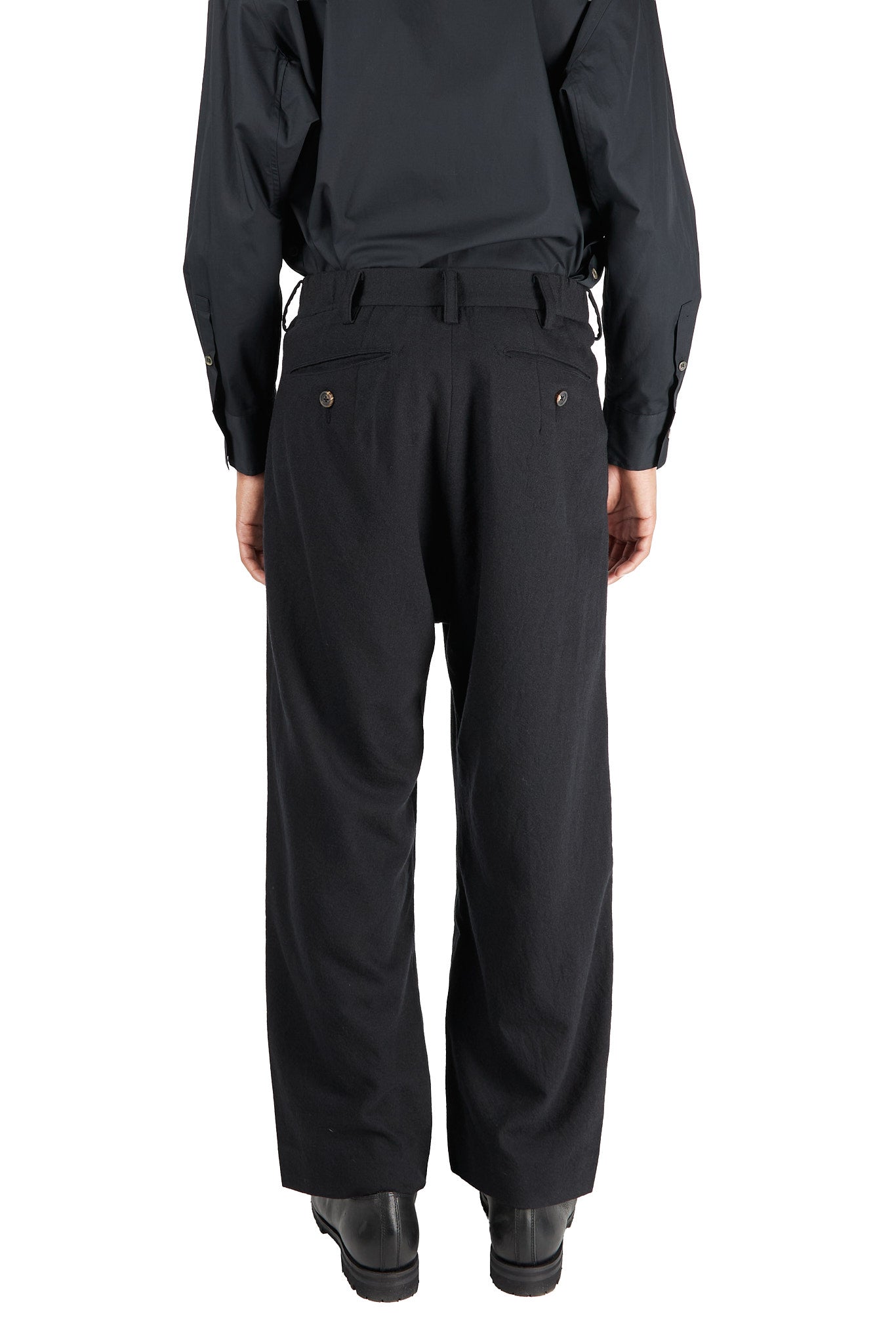 Front-Pleat Trousers