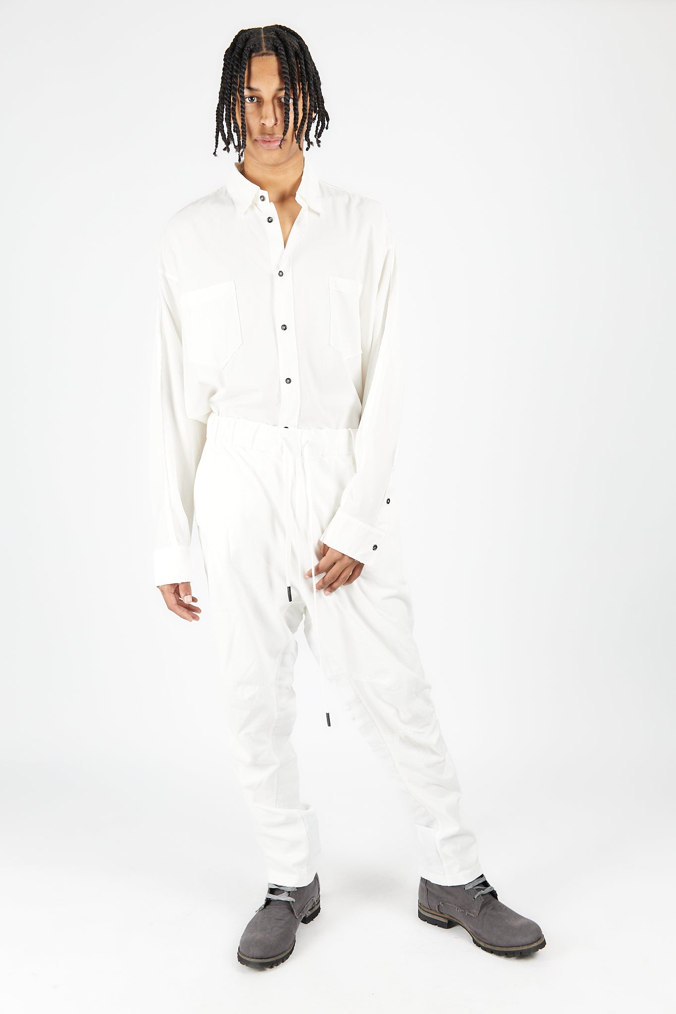 Cuffless Jogging Pants