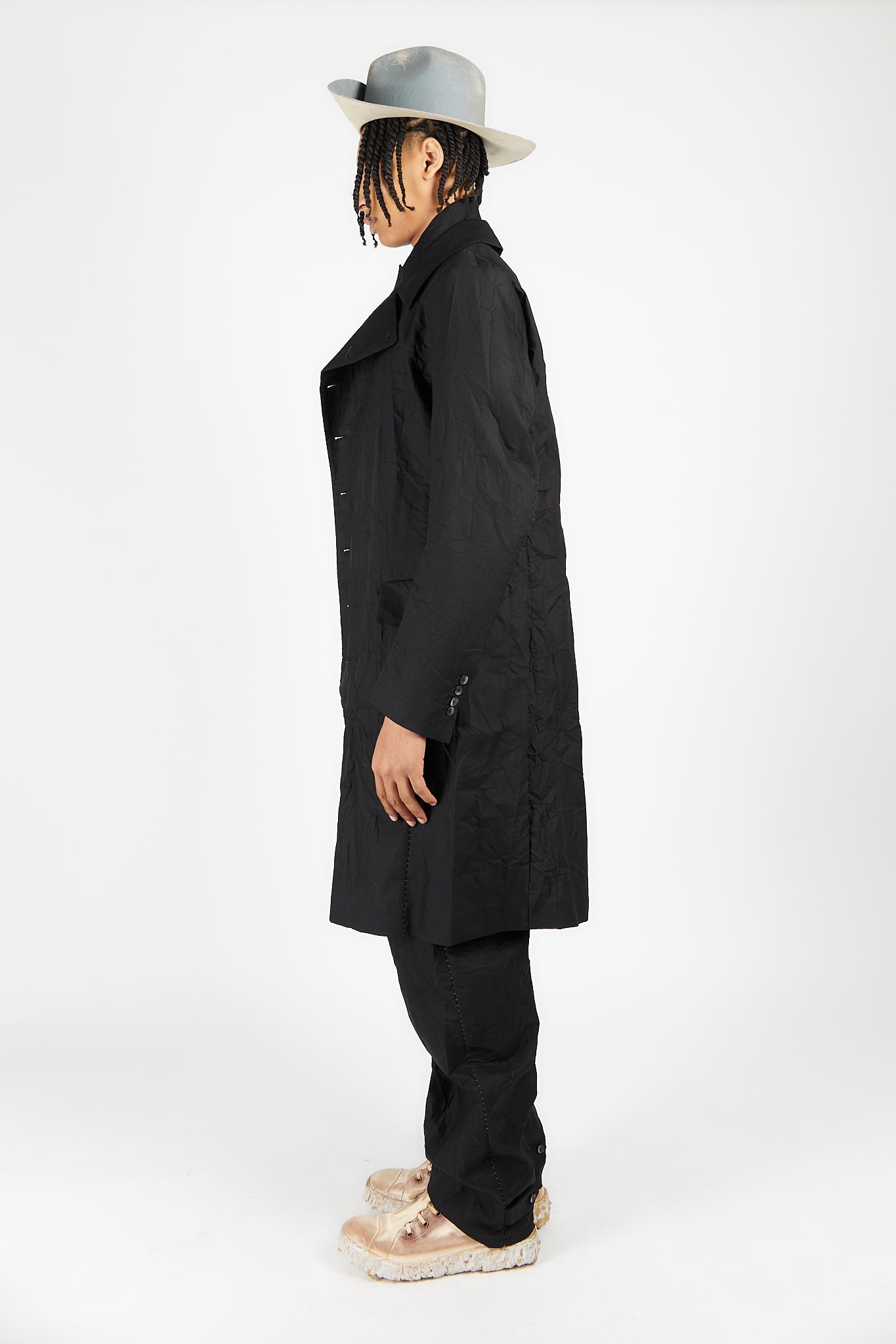 Asymmetric Trench Coat