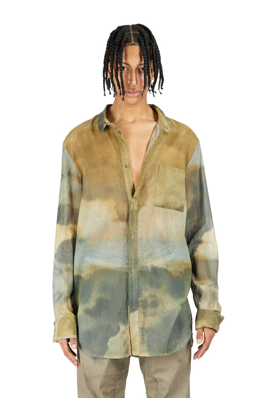 Single Pocket Overdyed Shirt