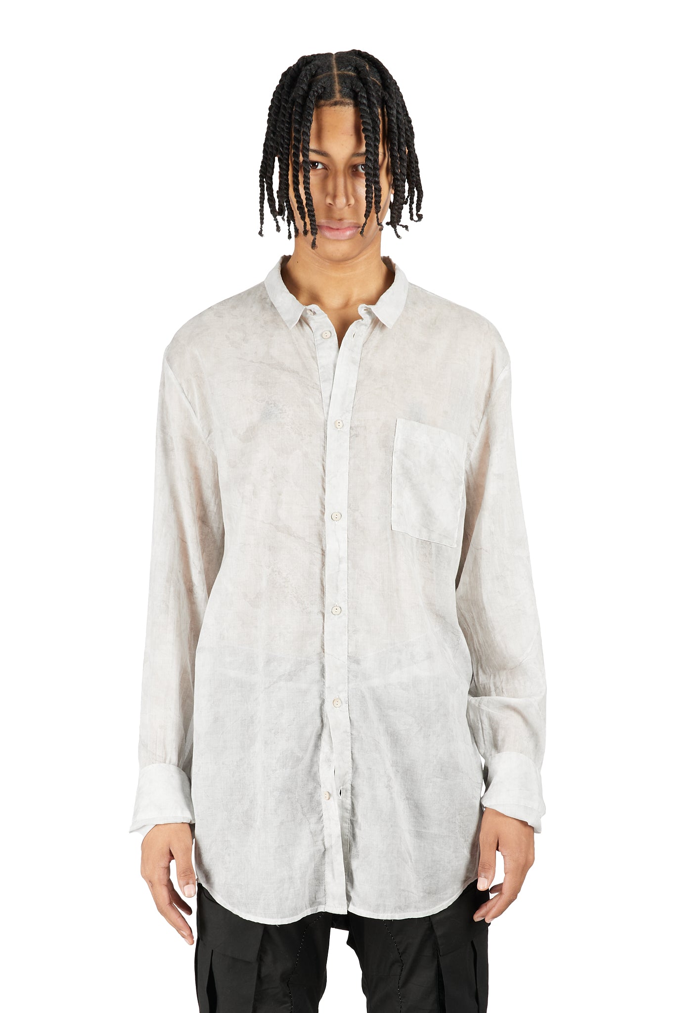 Single Pocket Overdyed Shirt