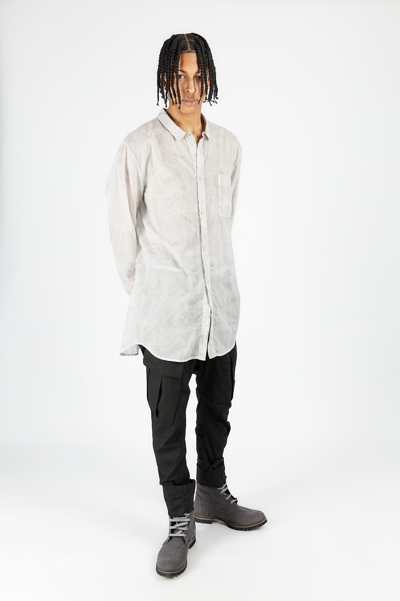 Single Pocket Overdyed Shirt