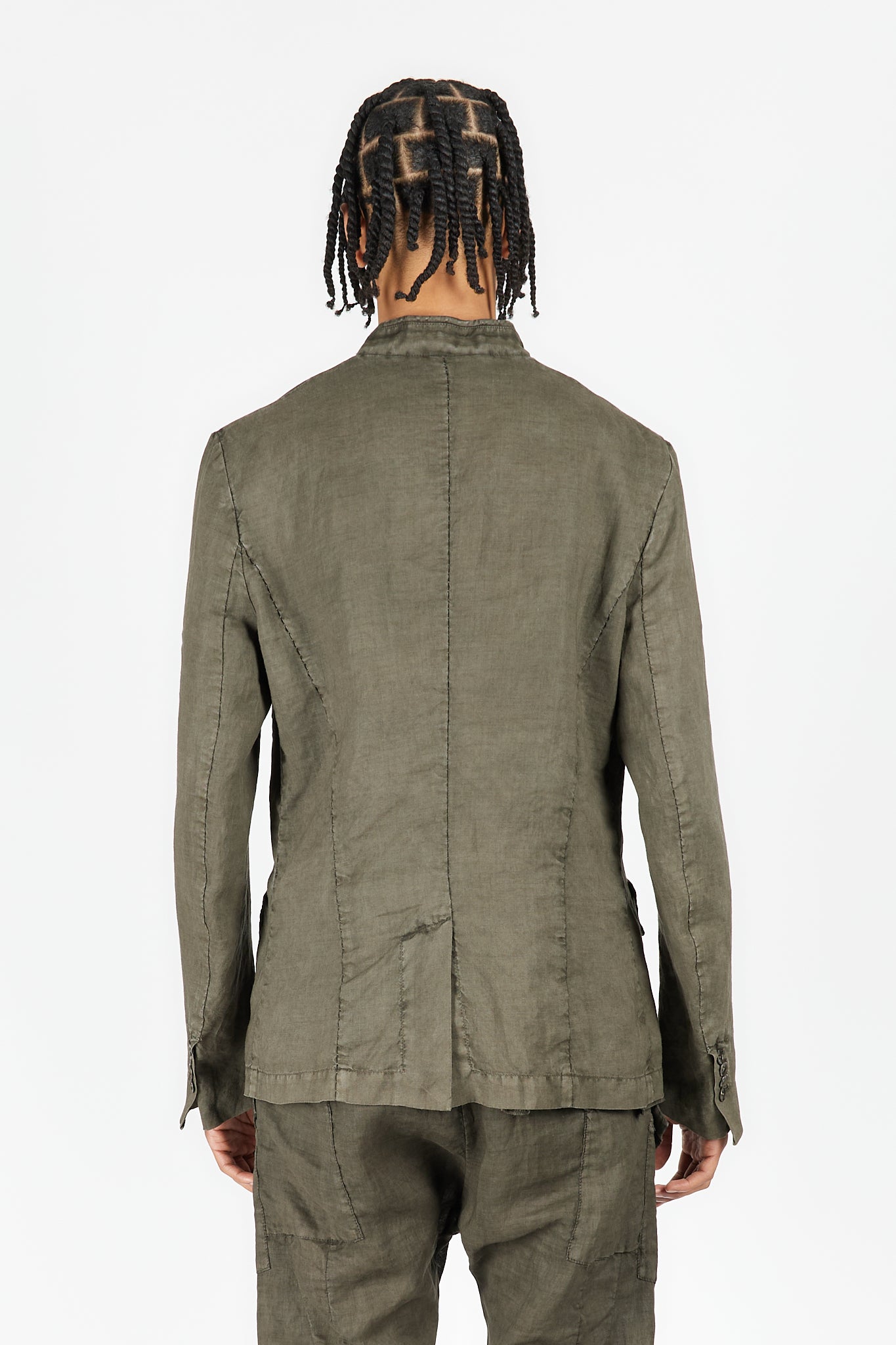 Collarless Jacket
