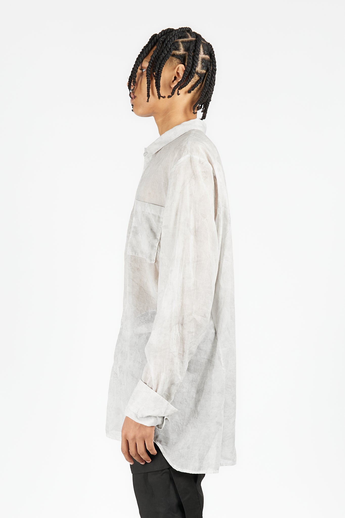 Single Pocket Overdyed Shirt